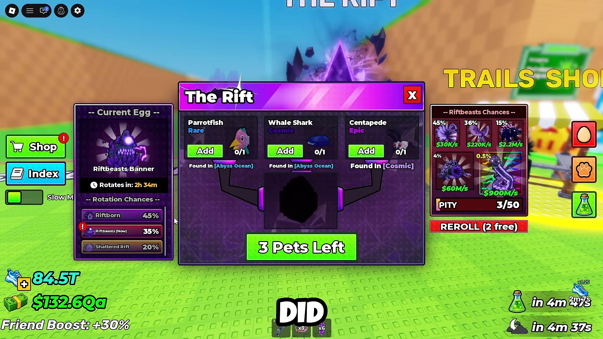 The Rift Dupe Status