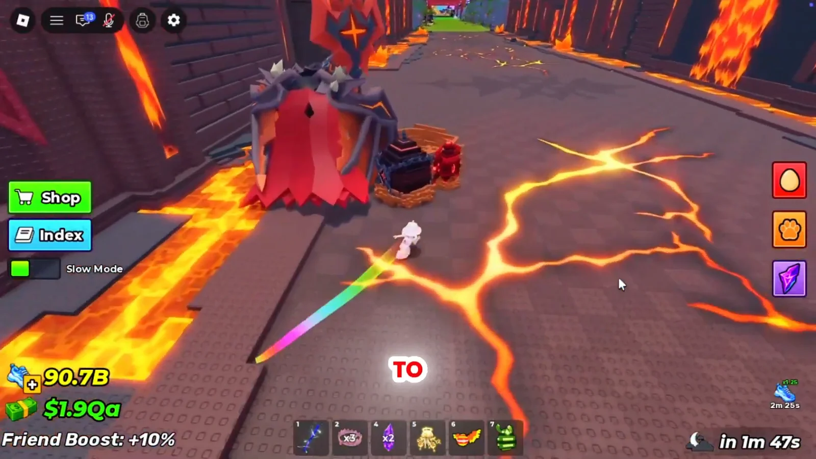 Defeating the Boss