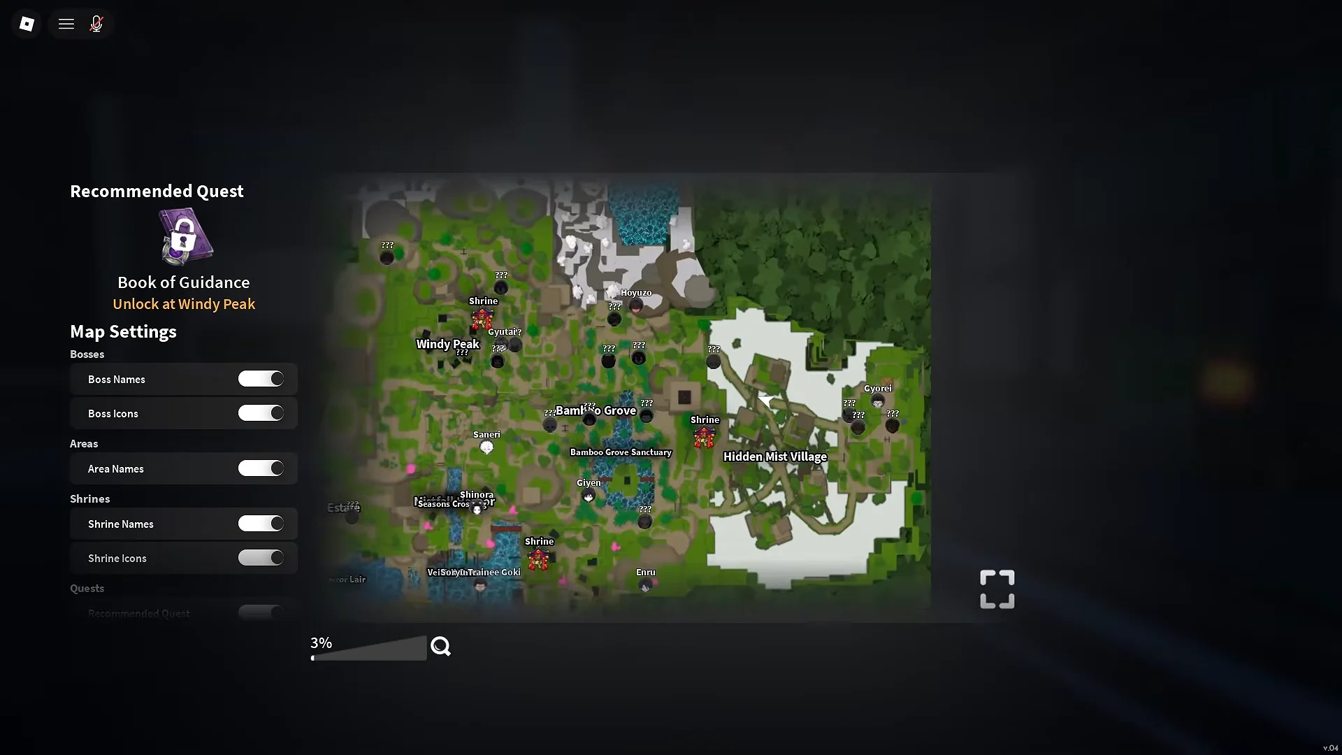 Hidden Mist Village Map Location