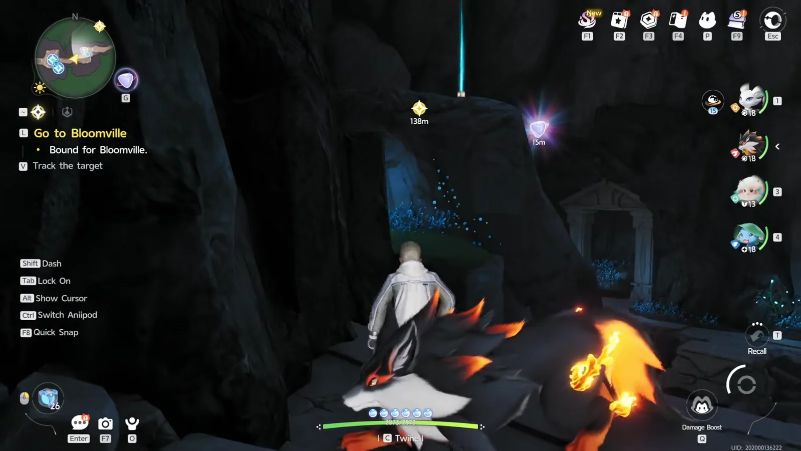 Lumin Amber 11 (Cave Ledge & Chest)