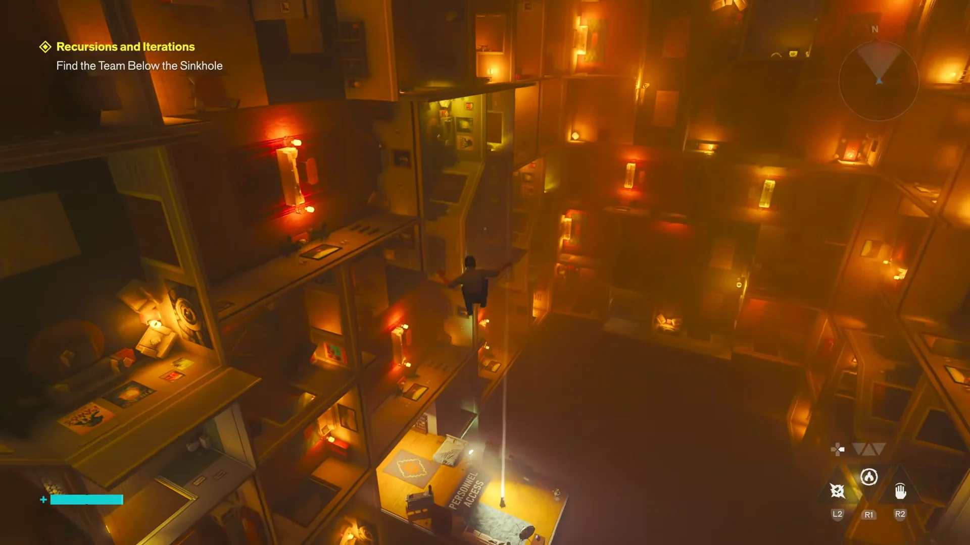 Vertical Room Shaft Drop