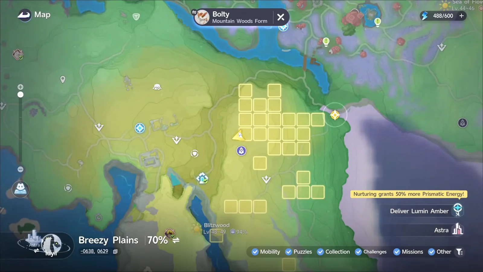 Map Coordinates & Time Condition