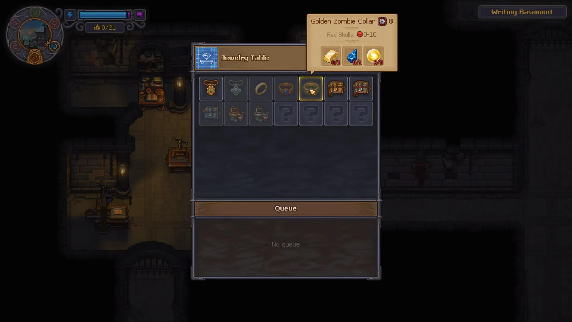 Crafting Golden Zombie Collar