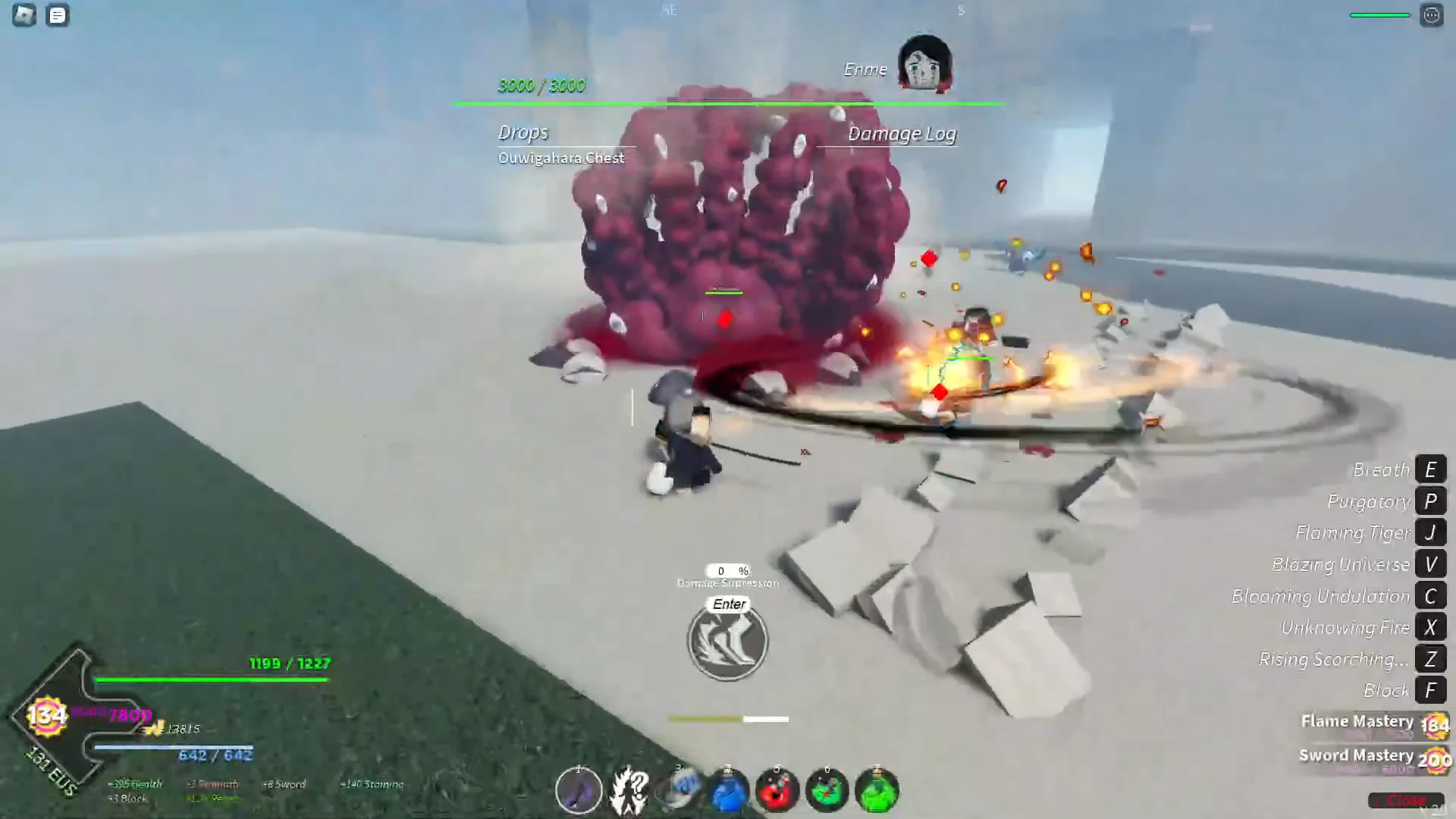 Stage 5 boss spawn