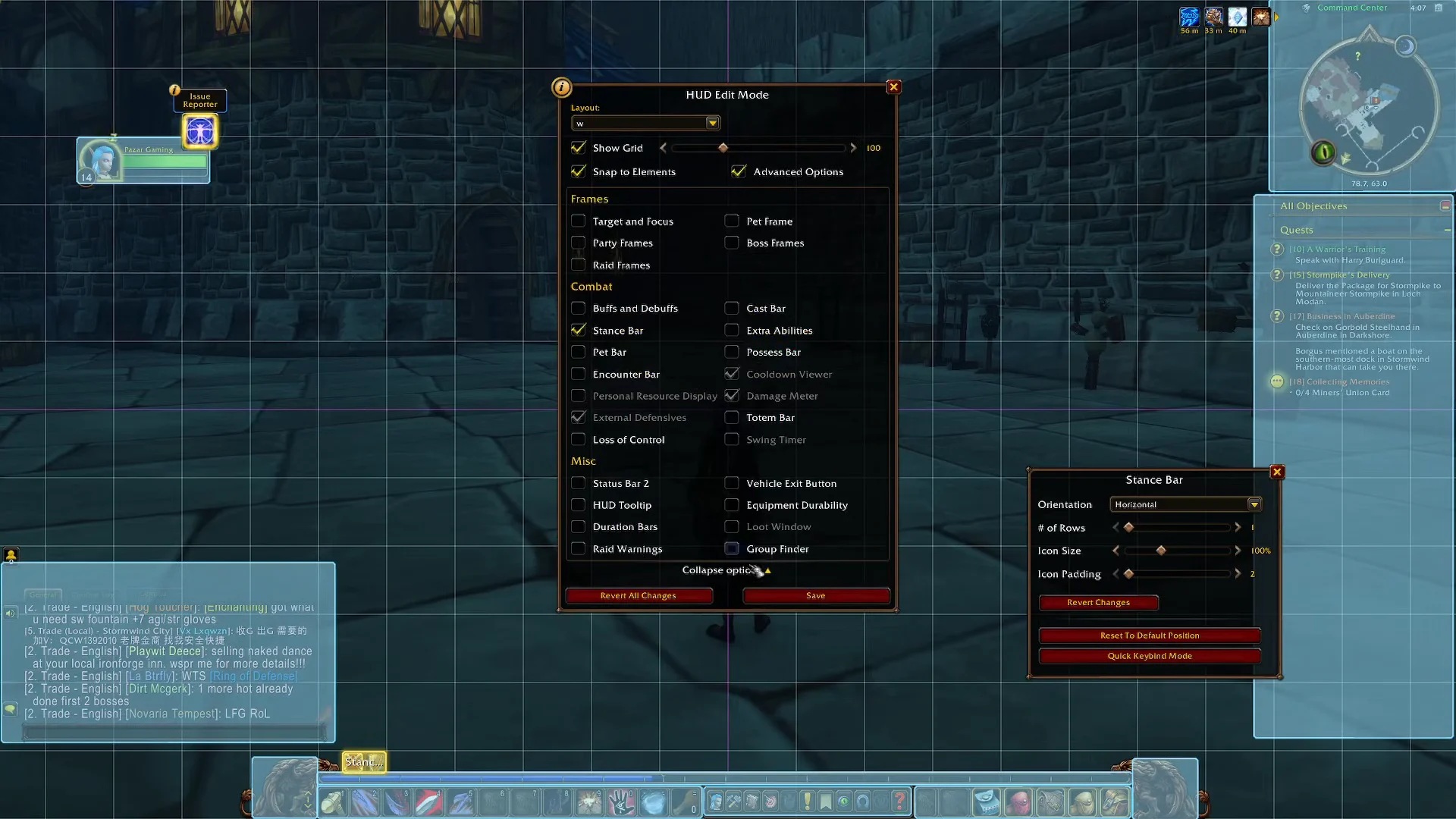 Advanced Options and Settings