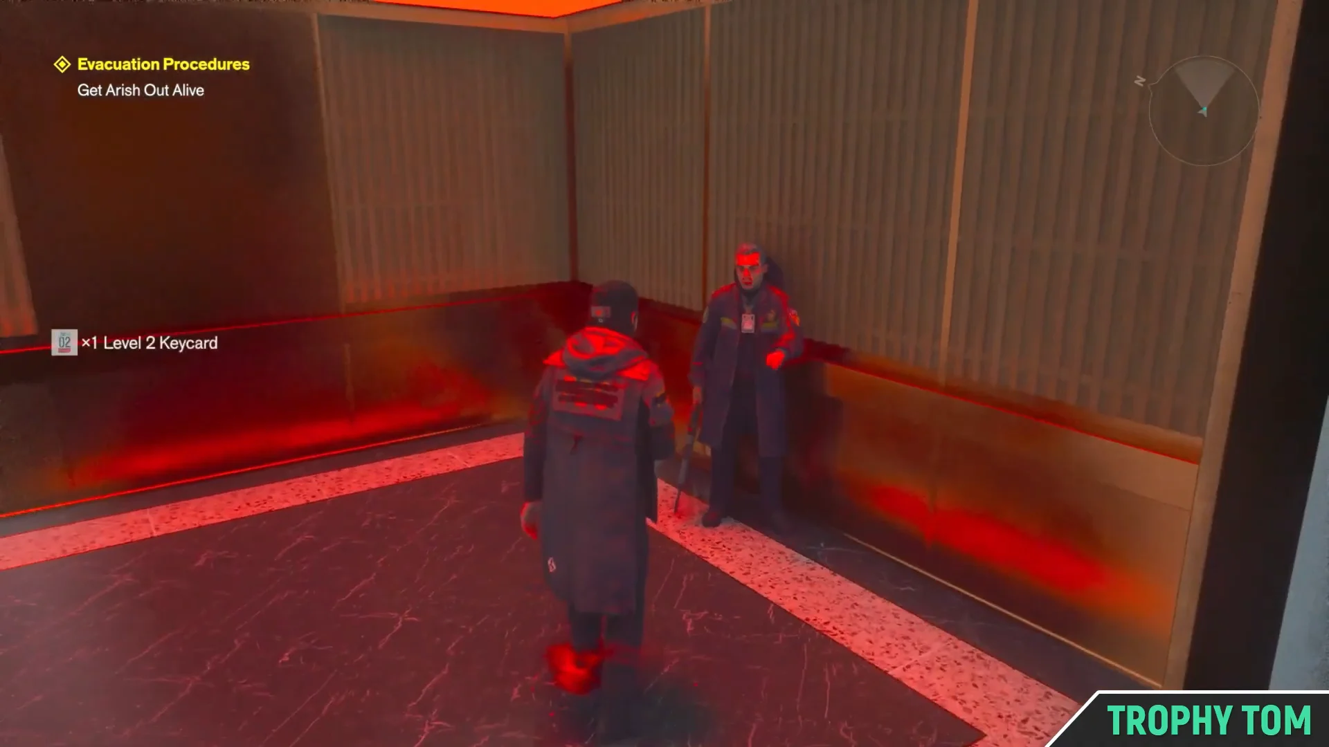 Receiving Level 2 Keycard