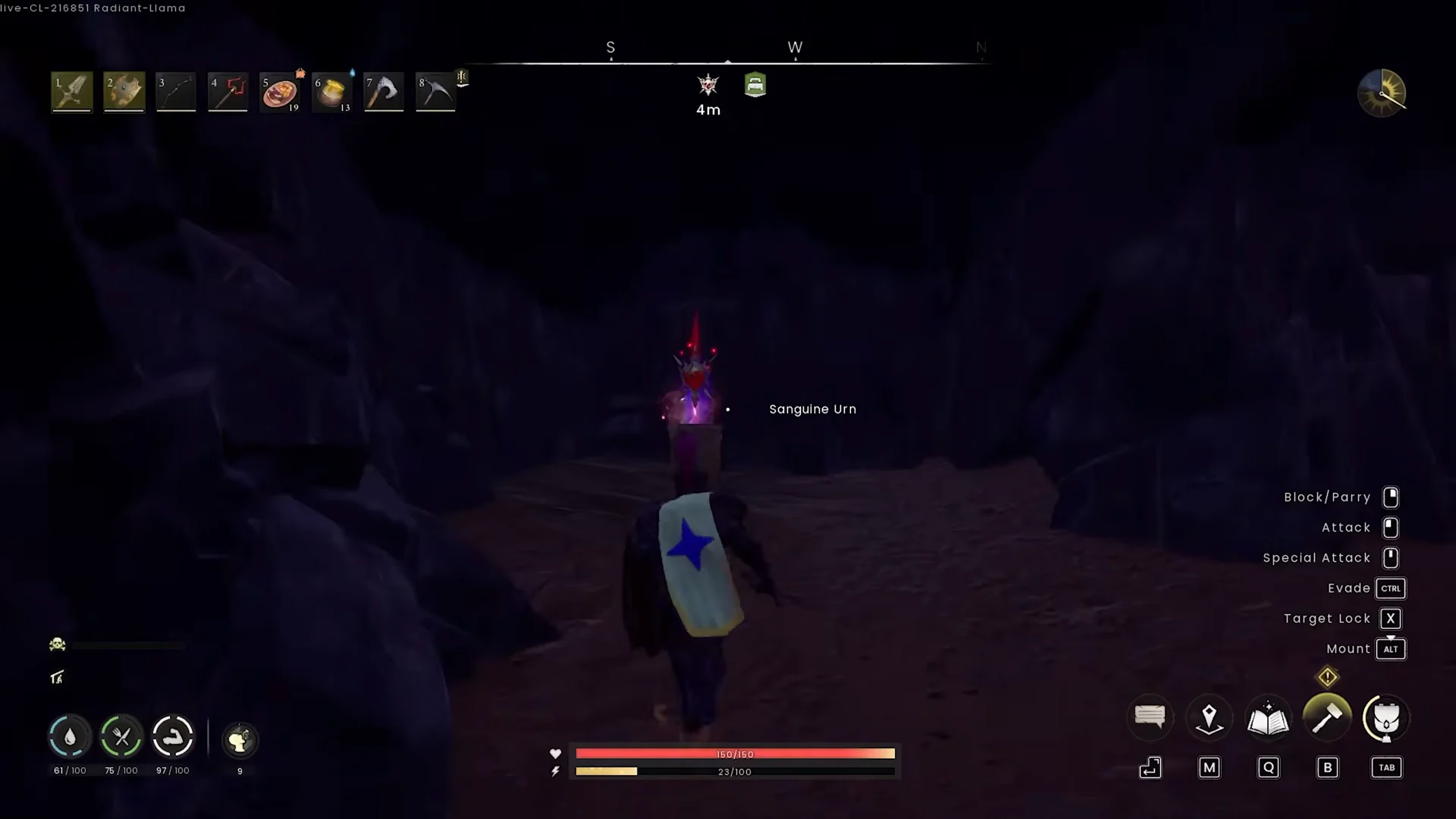 Cave and underground urn locations