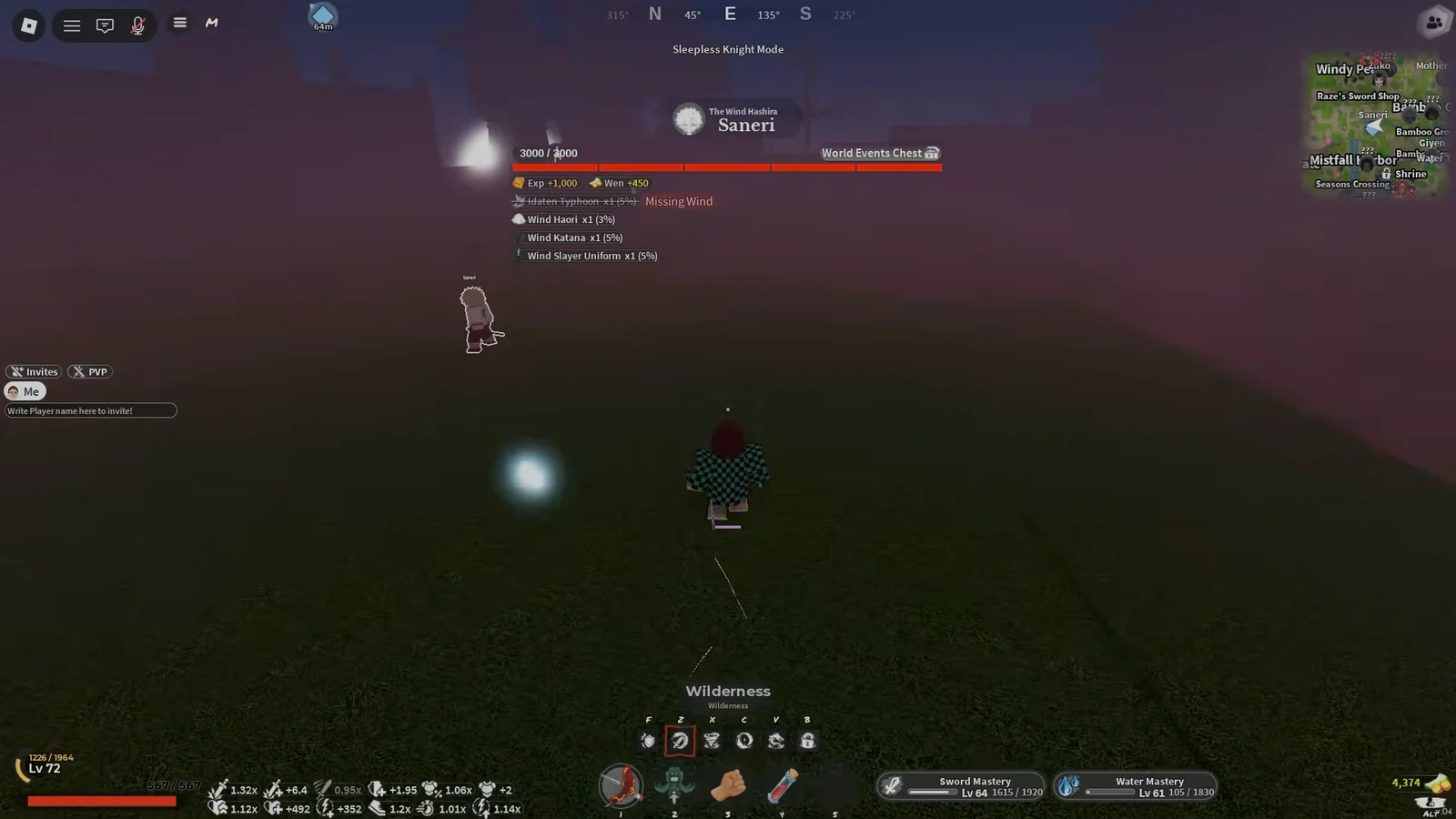 Passing Sanemi Area