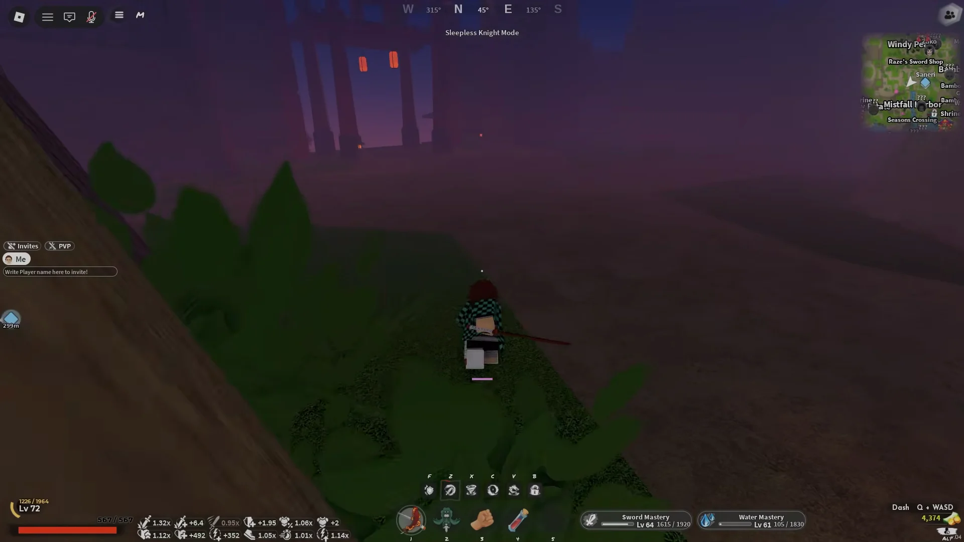 Reaching Mistfall Harbor