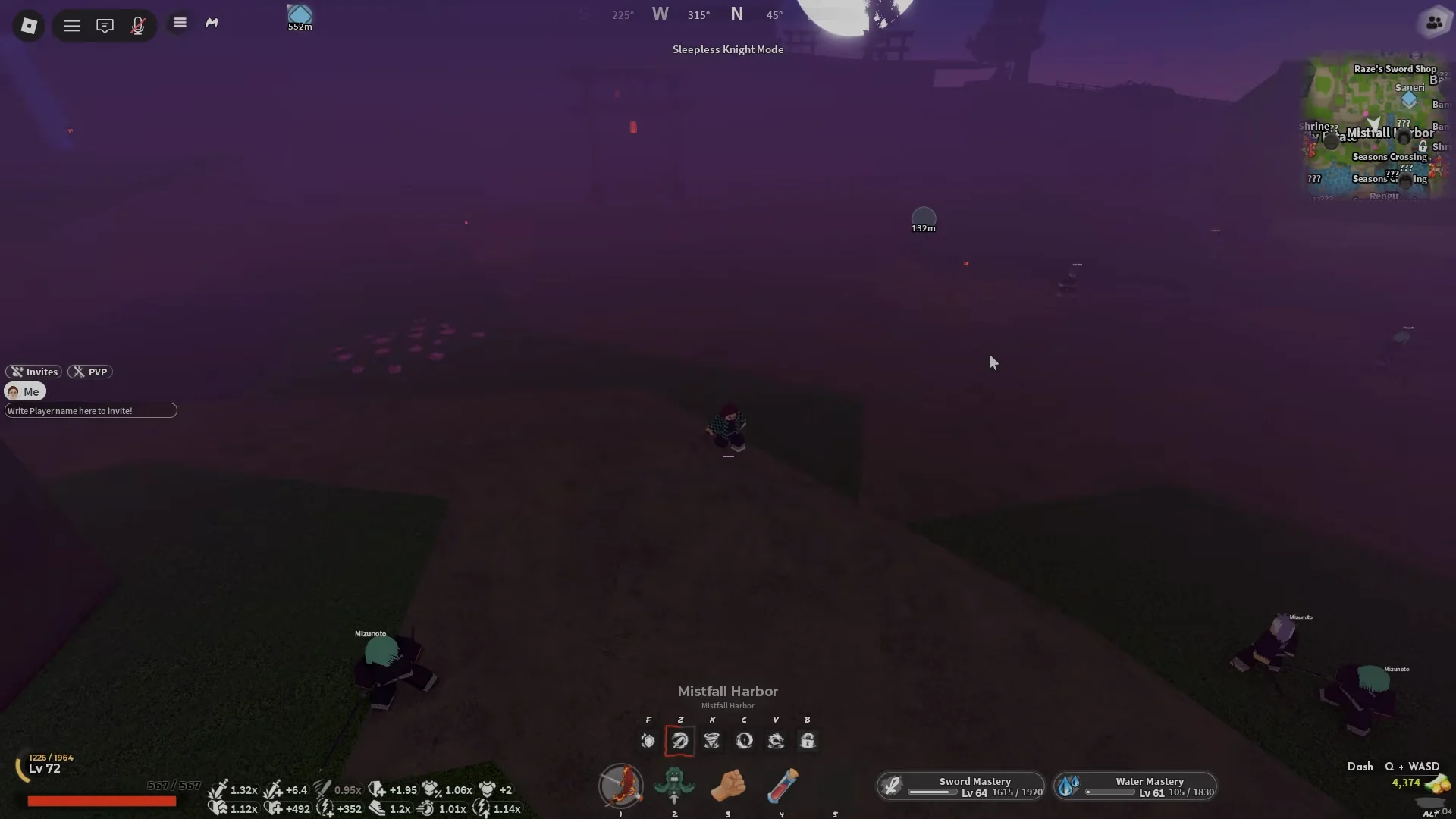 Entering Mistfall Harbor