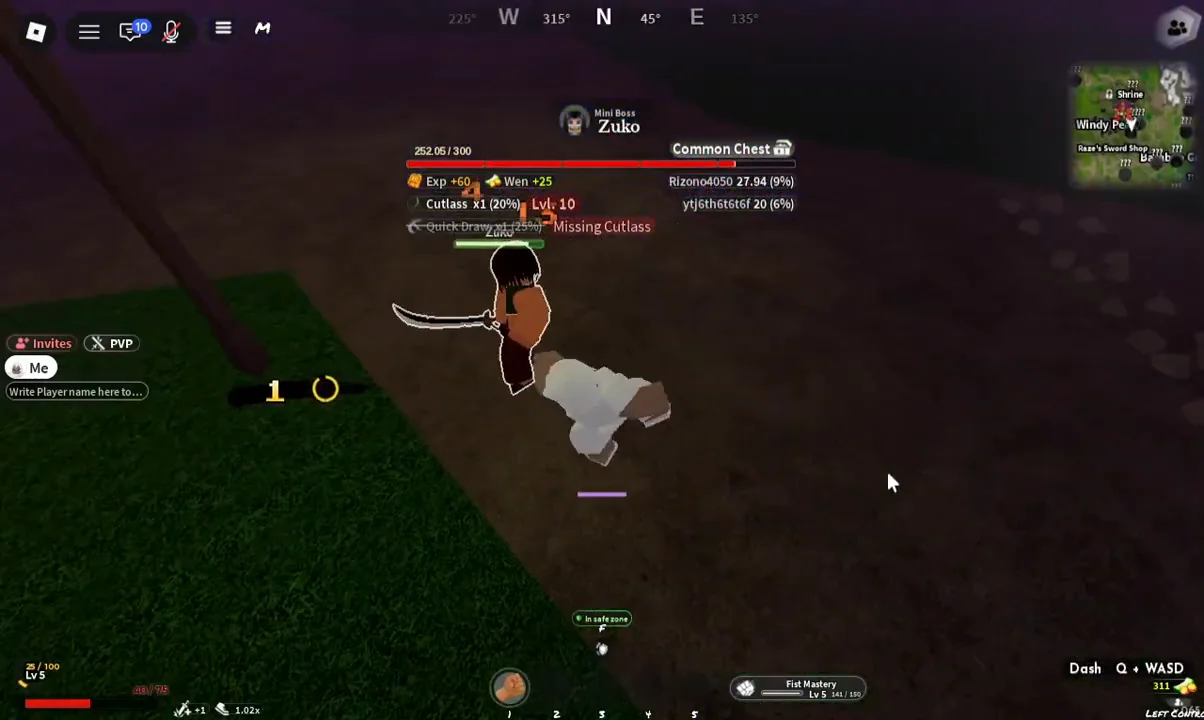 Combat Tactics and Dashing