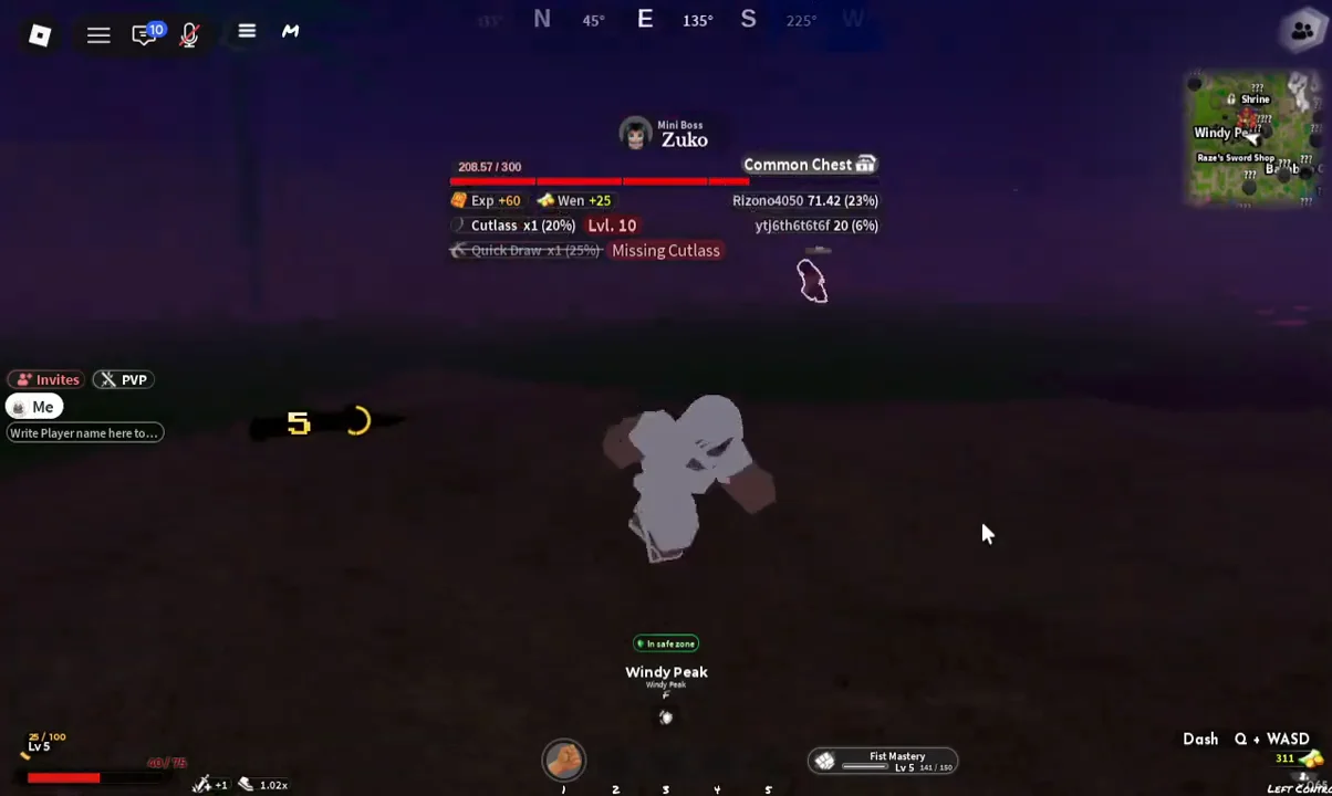 Combat Tactics and Dashing
