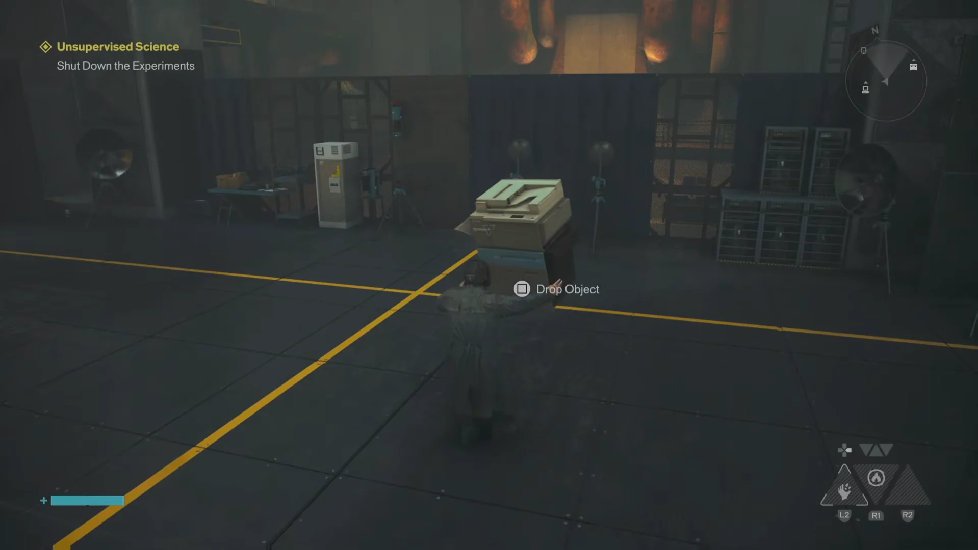 Setting Dispenser on Floor Square 1