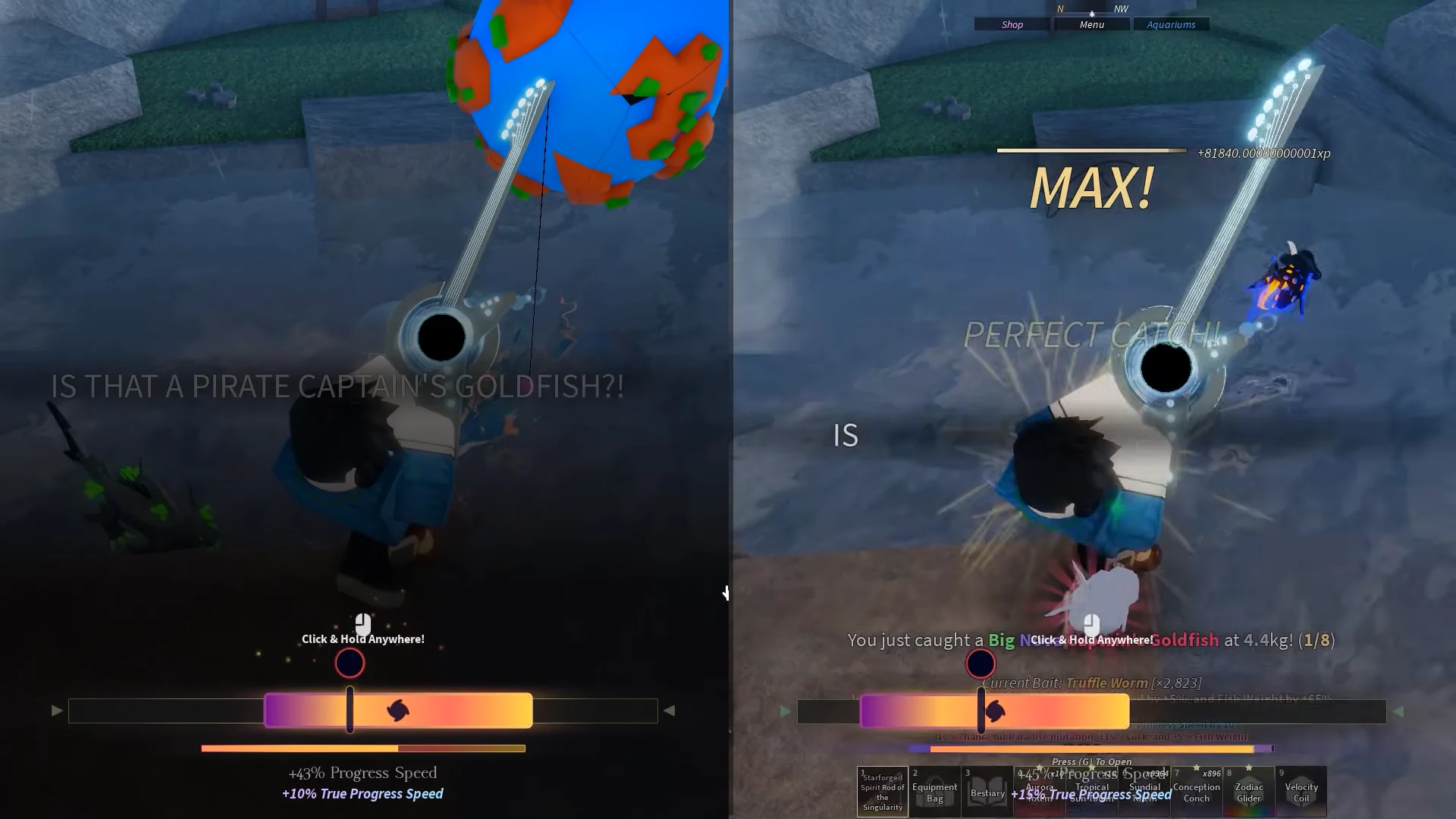 Split-Screen Companion Test