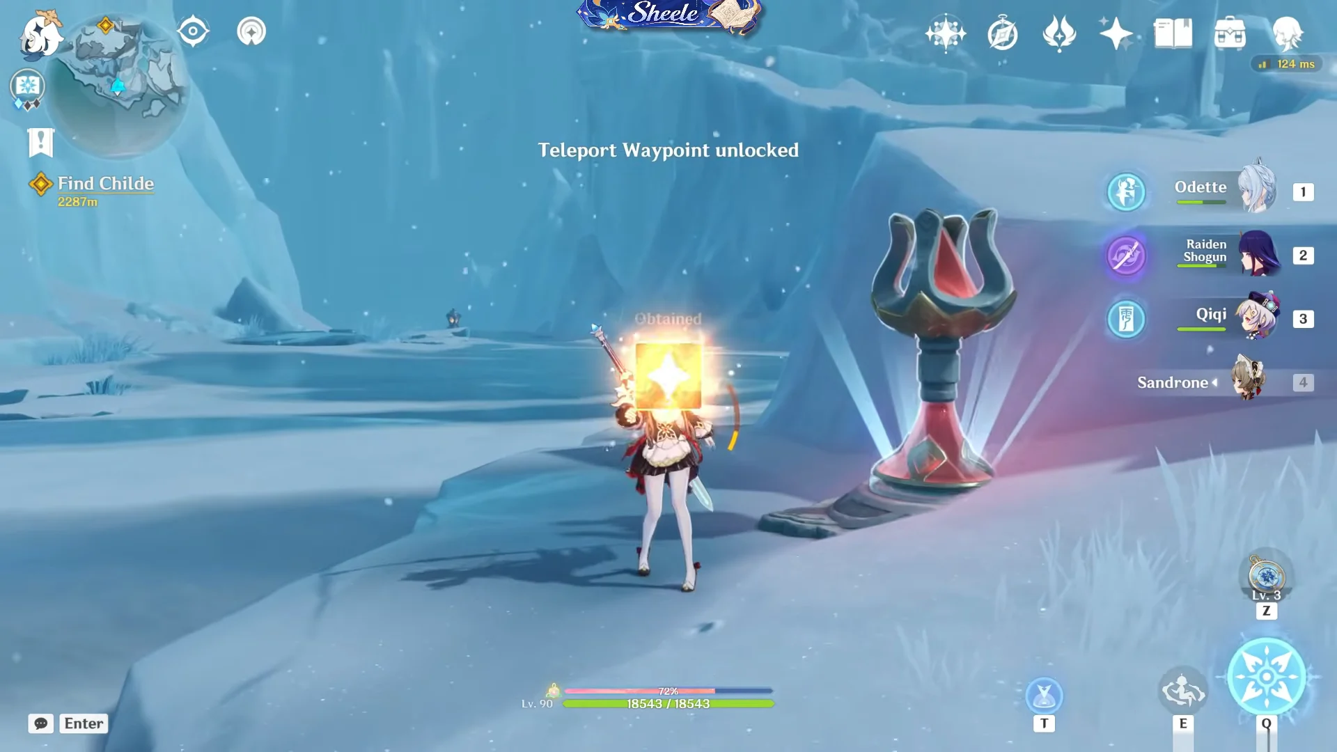 Unlocking Teleport Waypoint