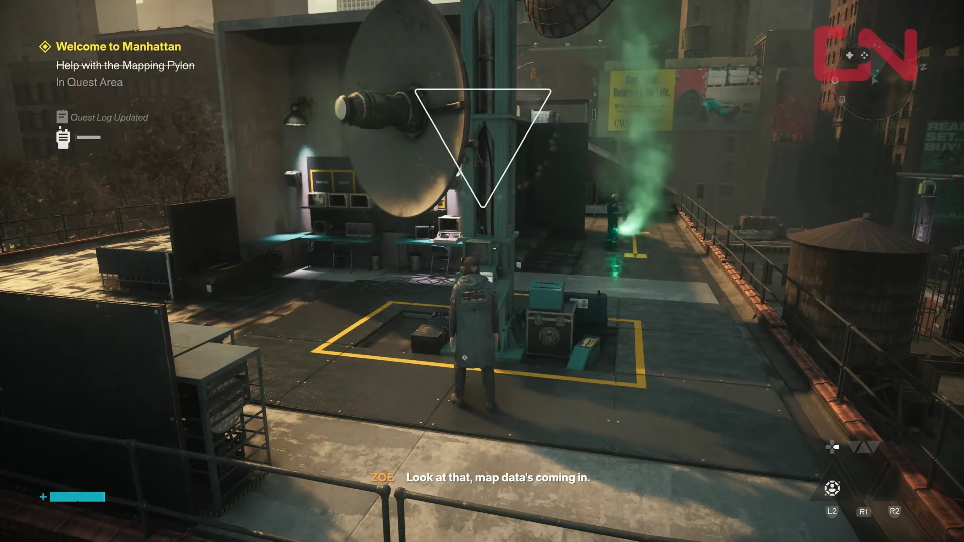 Activating the Mapping Pylon