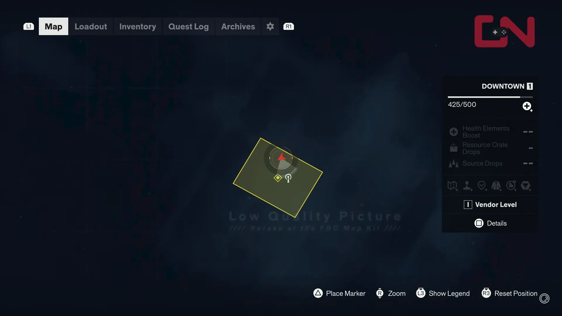 Map Showing Sensor 1 Complete