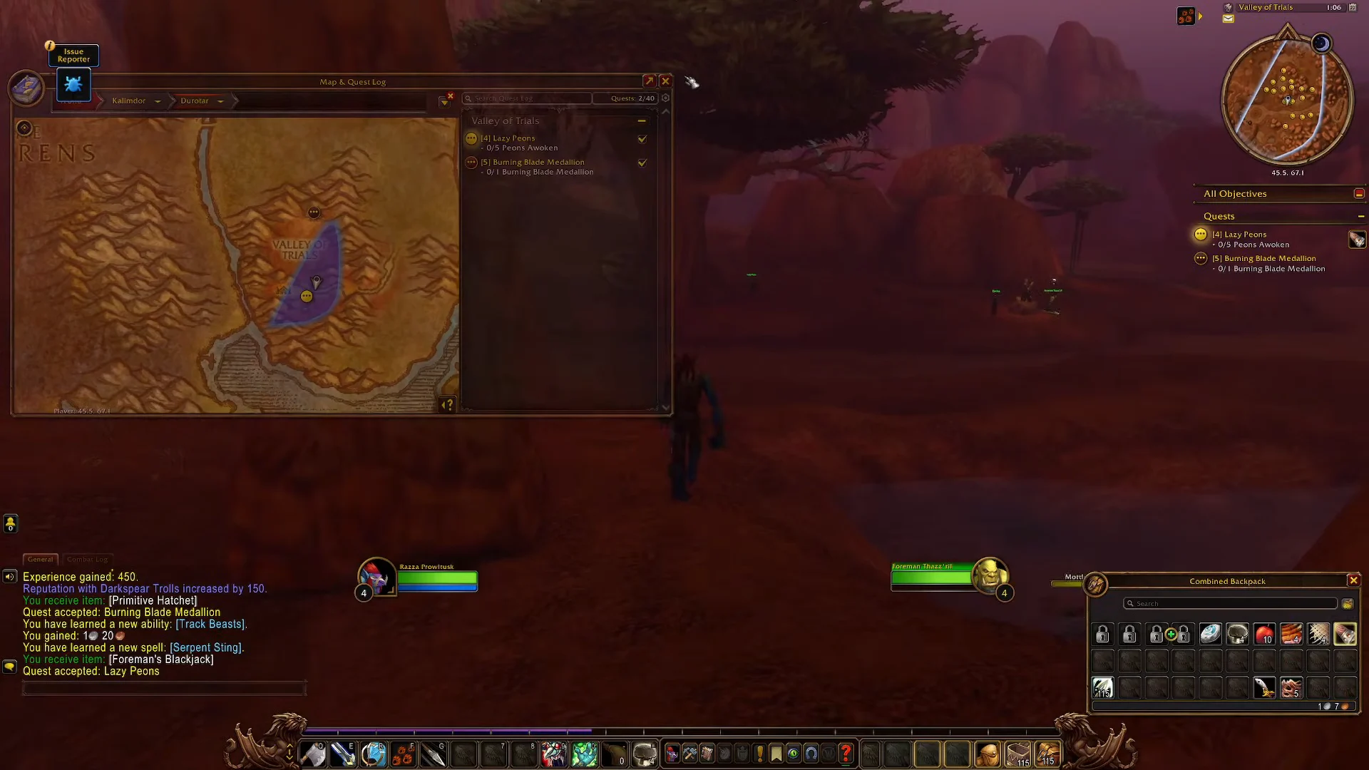 Map & Quest Objective Location