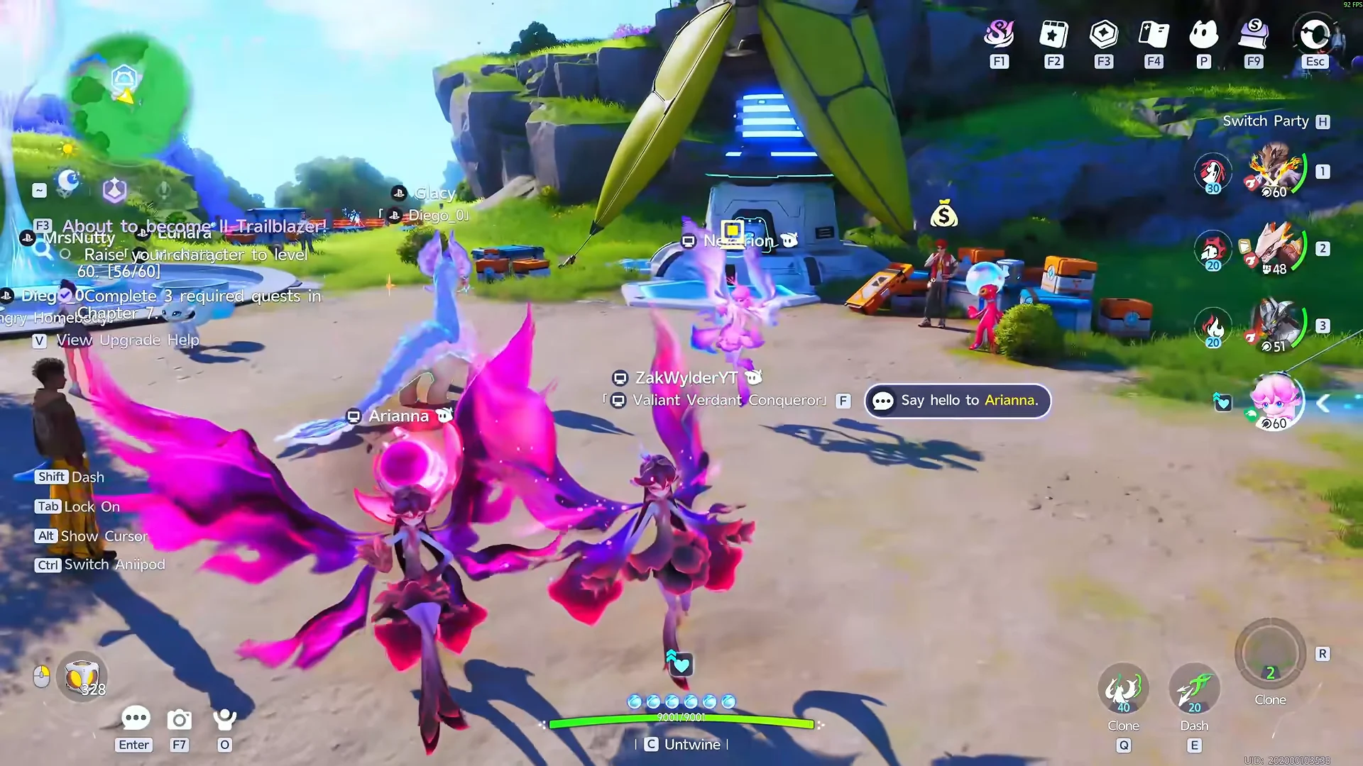 Multiplayer Hub Demonstration