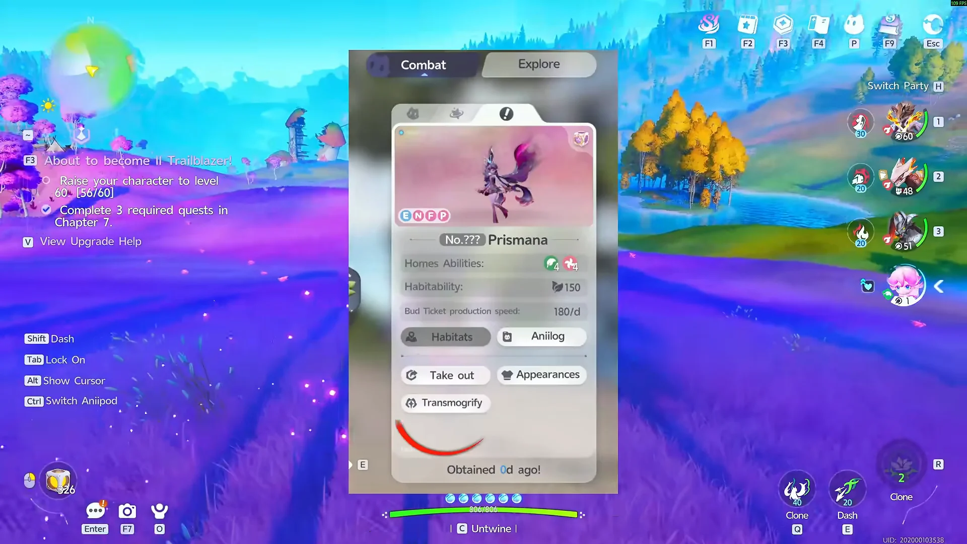 Accessing Transmog Menu