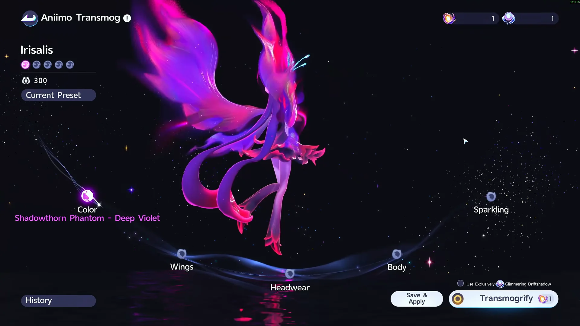 Transmog Menu Overview