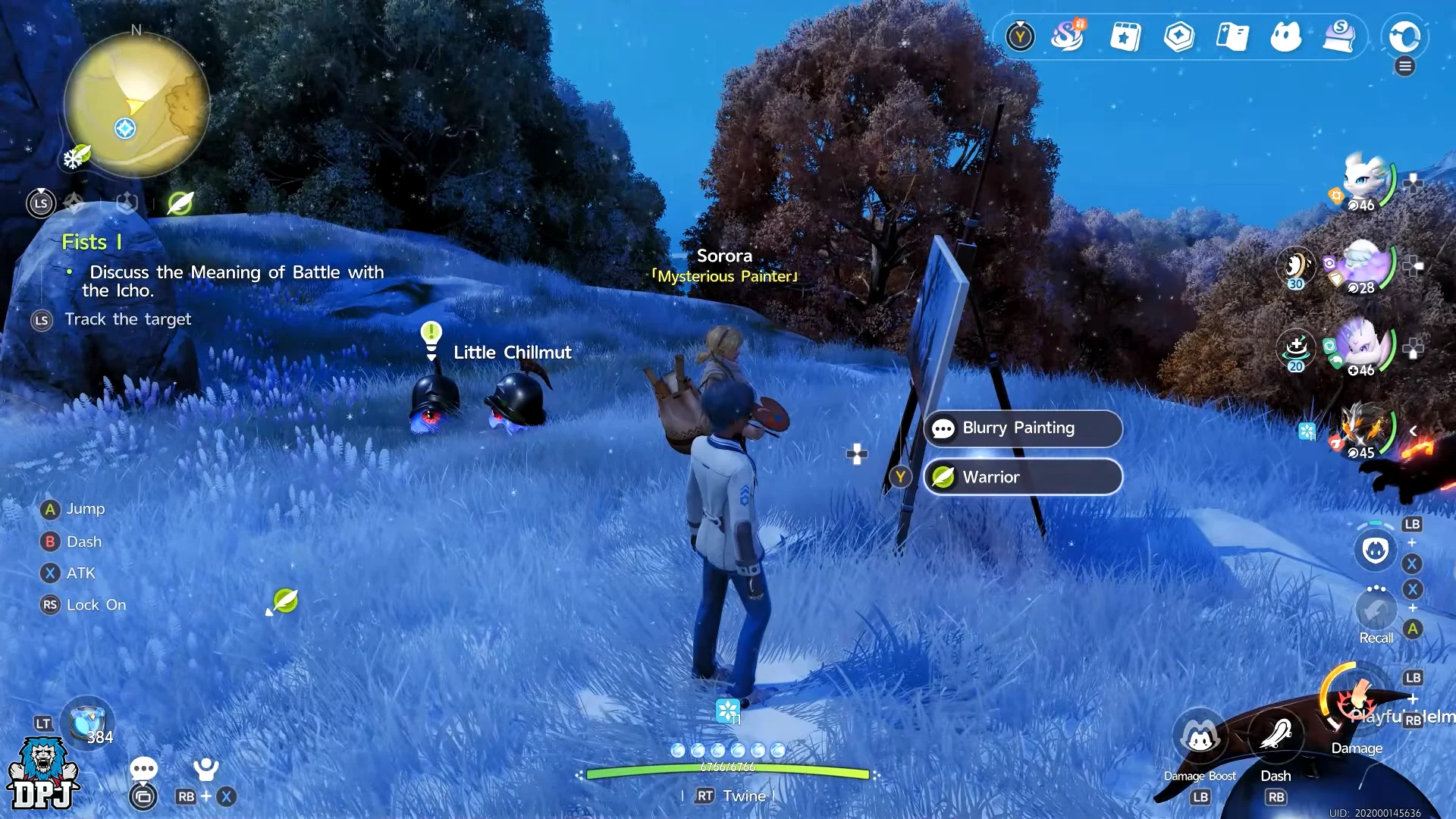 Starting the Warrior Quest