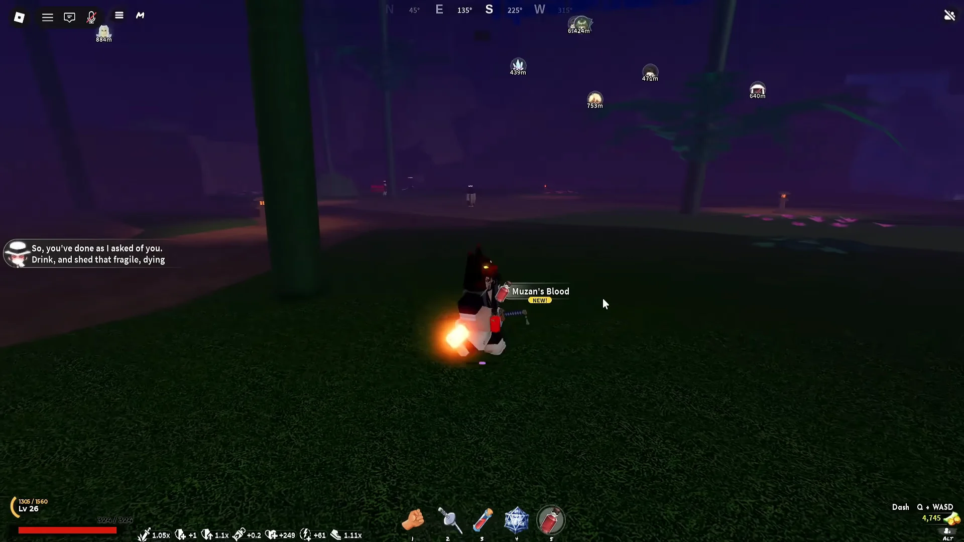 Receiving Muzan's Blood