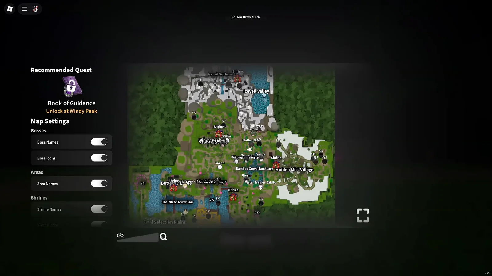 Muzan Spawn Points