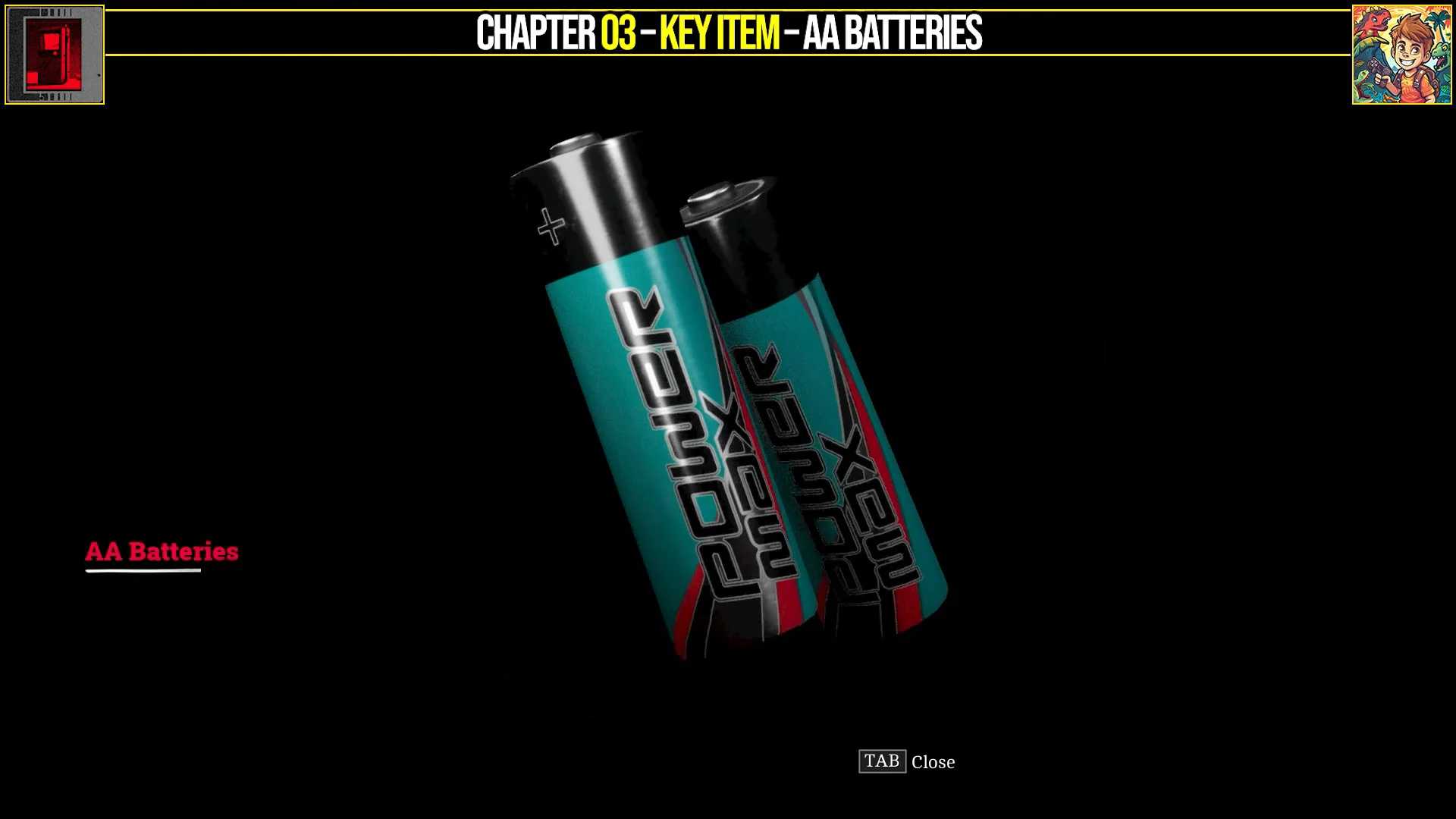 Key Item: AA Batteries