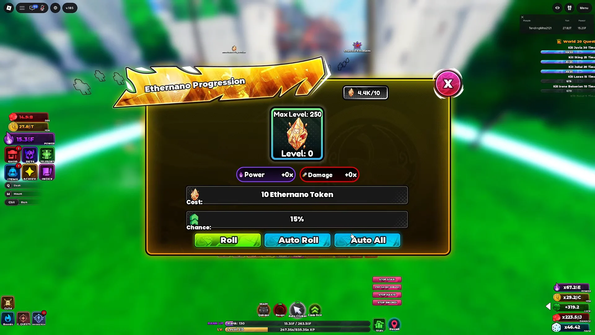 Pet Summons & Etherano Progression In-Game