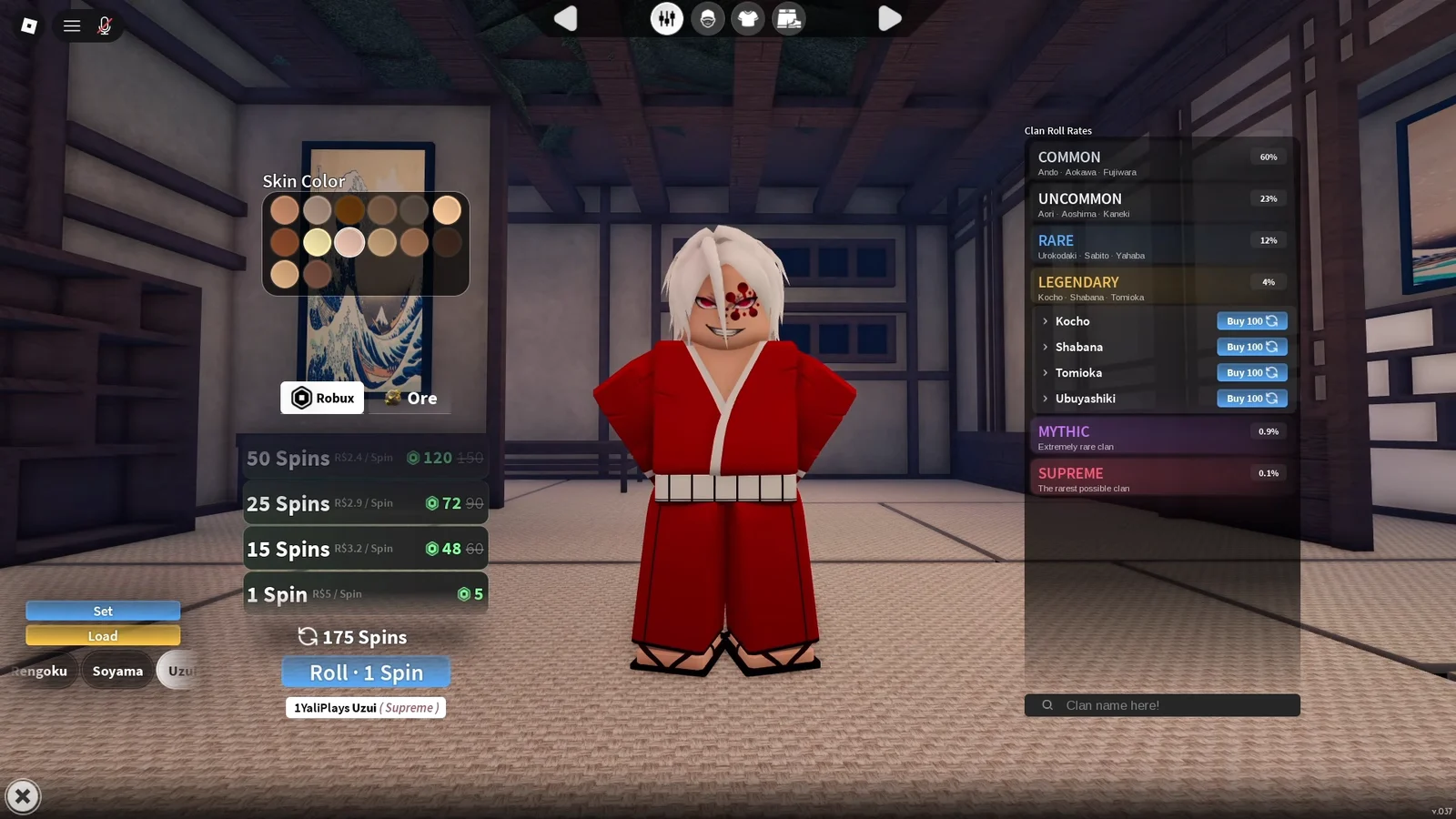 Customizing Character
