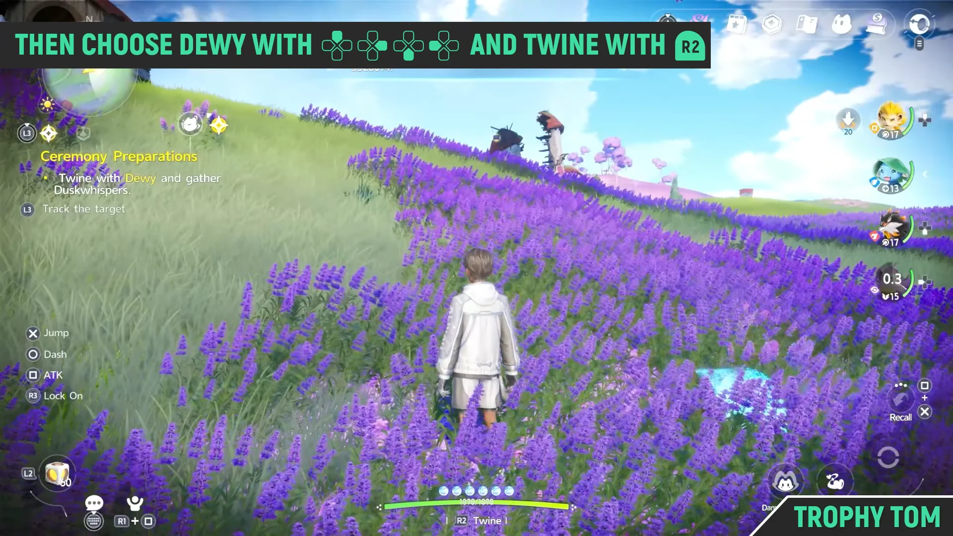 Twining with Dewy