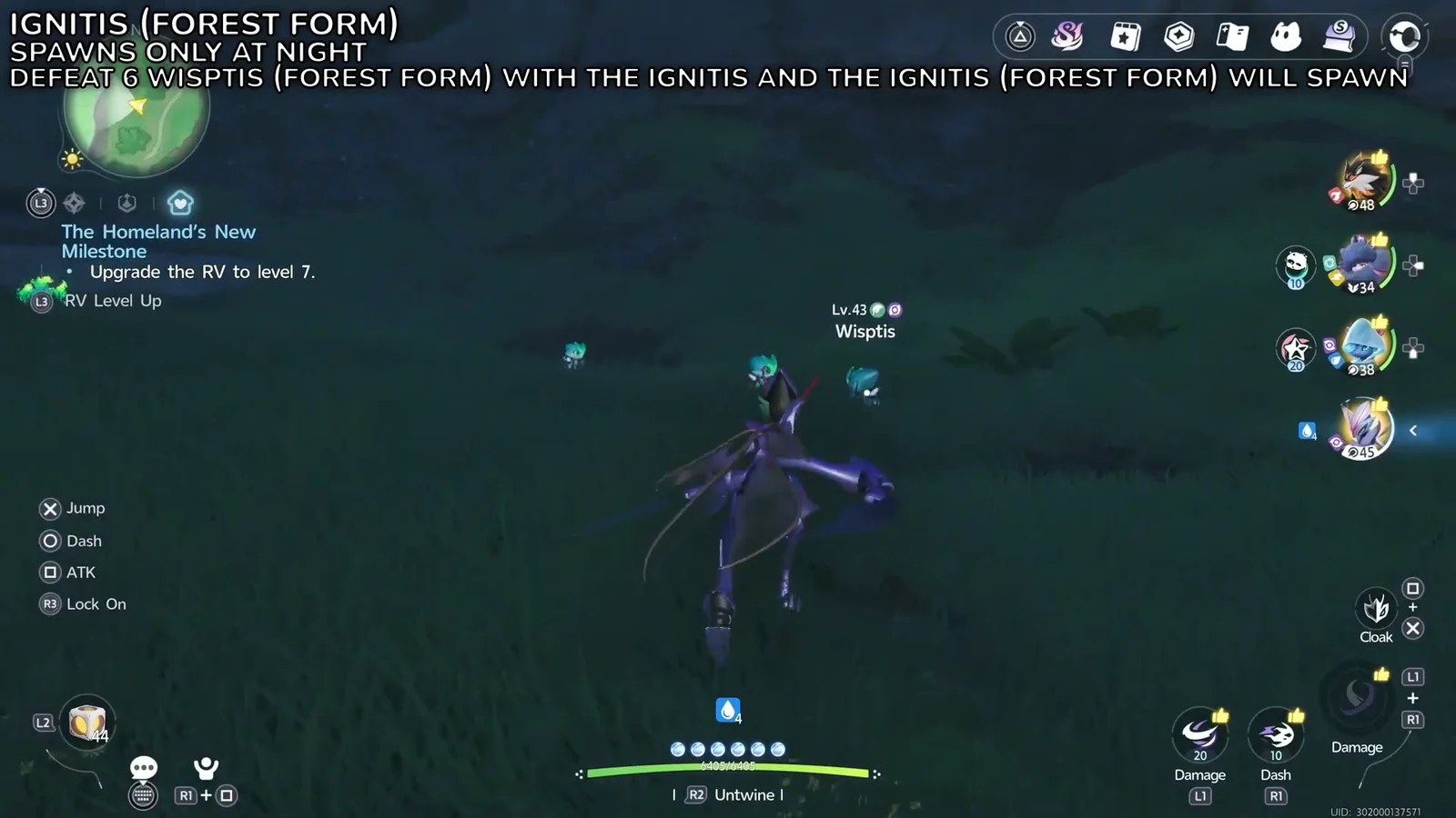 Ignitis Spawn Trigger