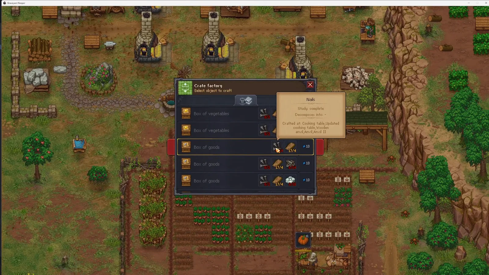 Crafting Materials & Crates