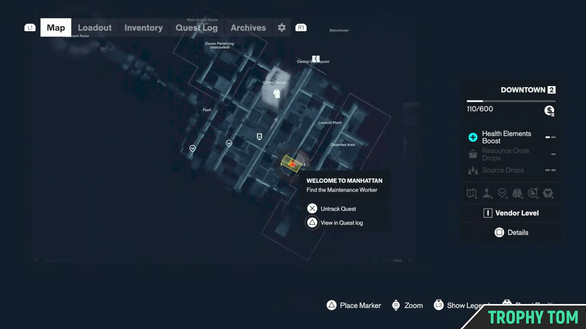 Downtown Map Check