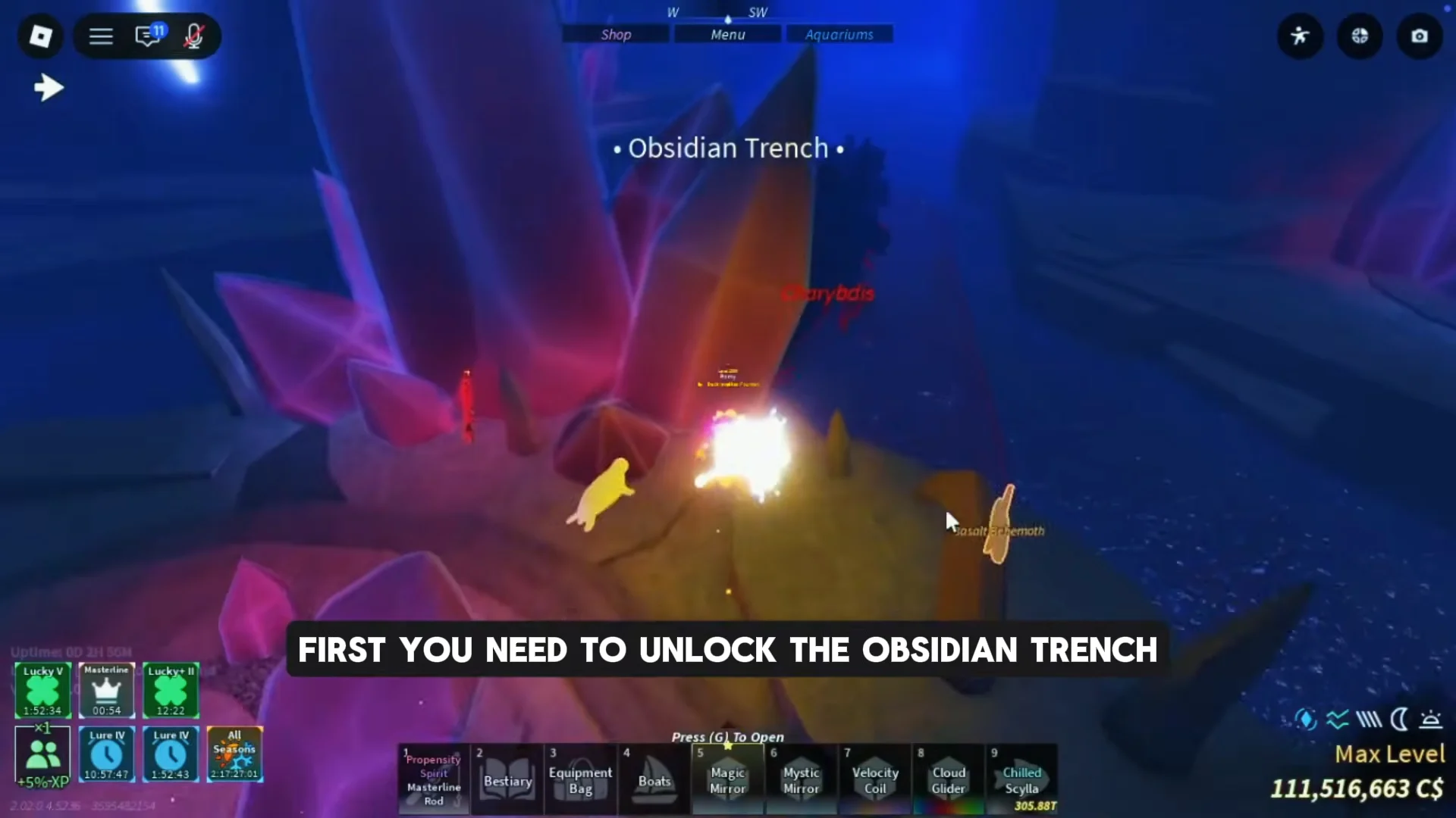 Obsidian Trench Location