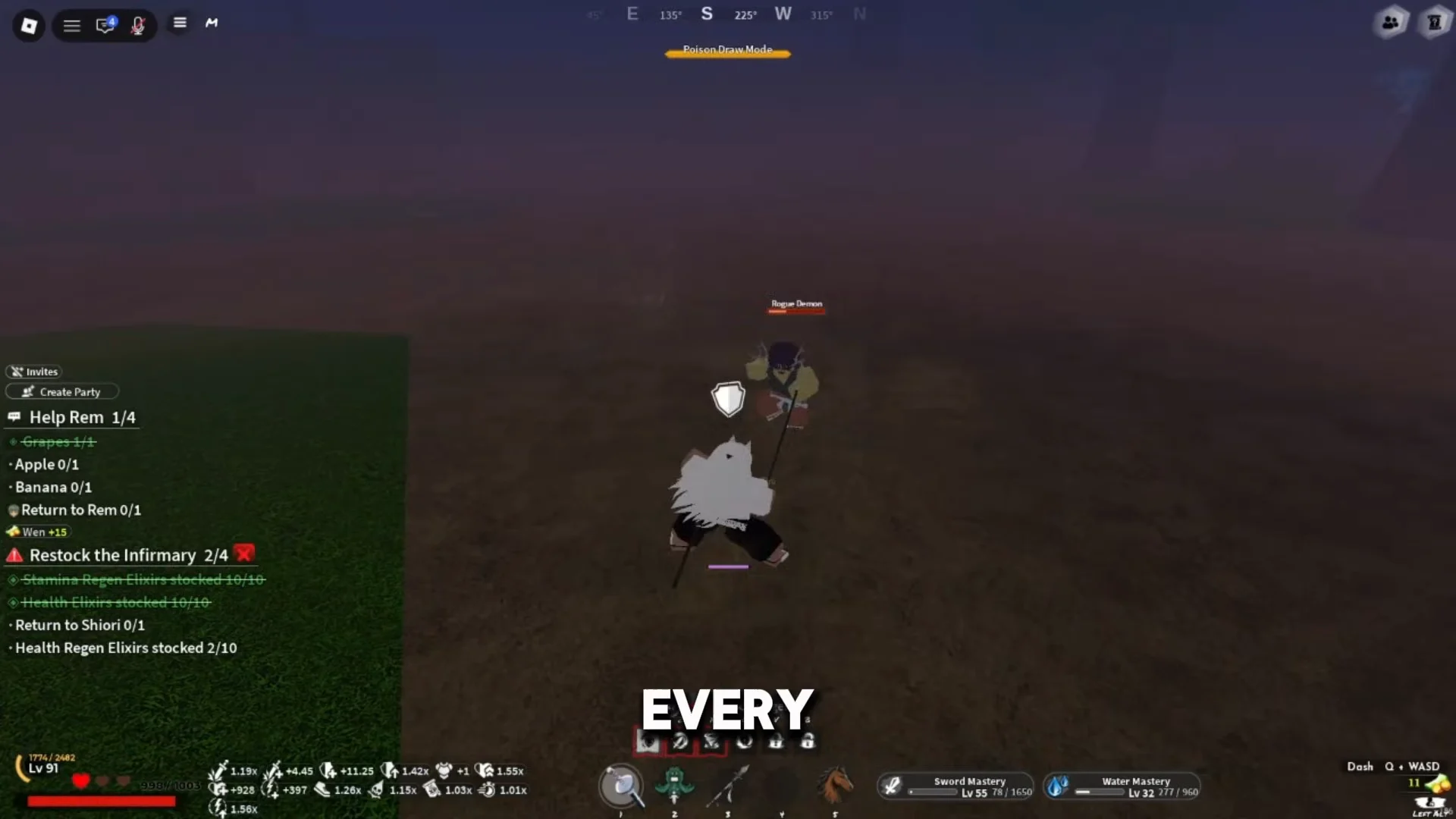 Defeating Rogue Demon