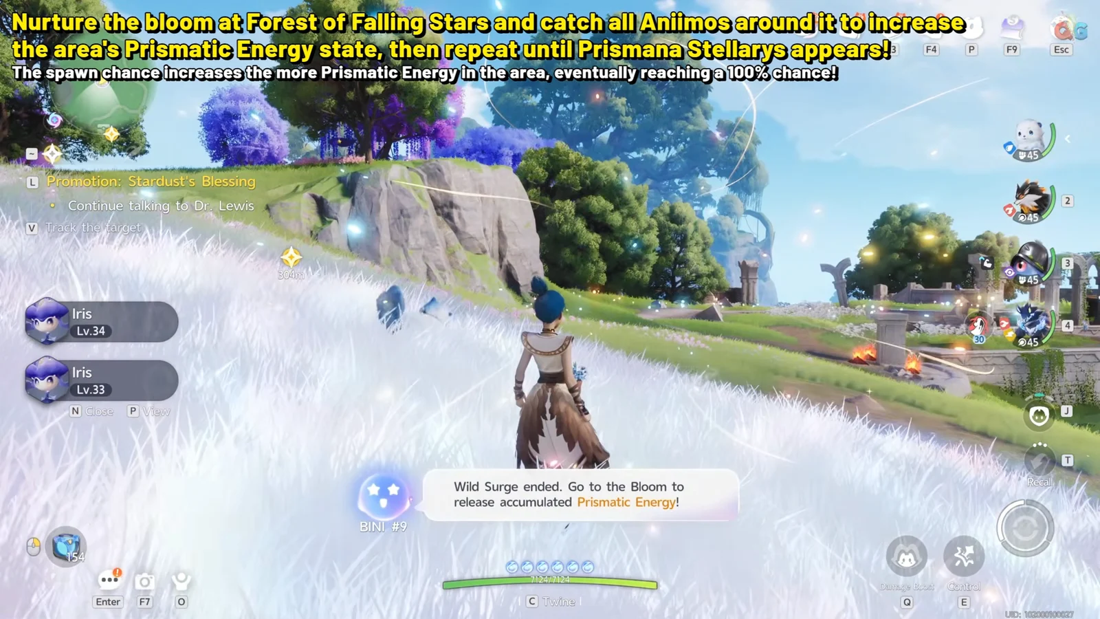 Triggering Prismana spawn
