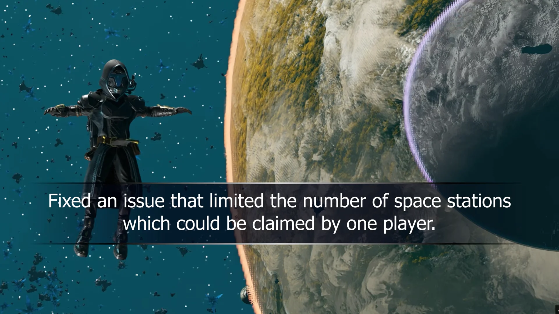 Space Station Claim Limit Removal