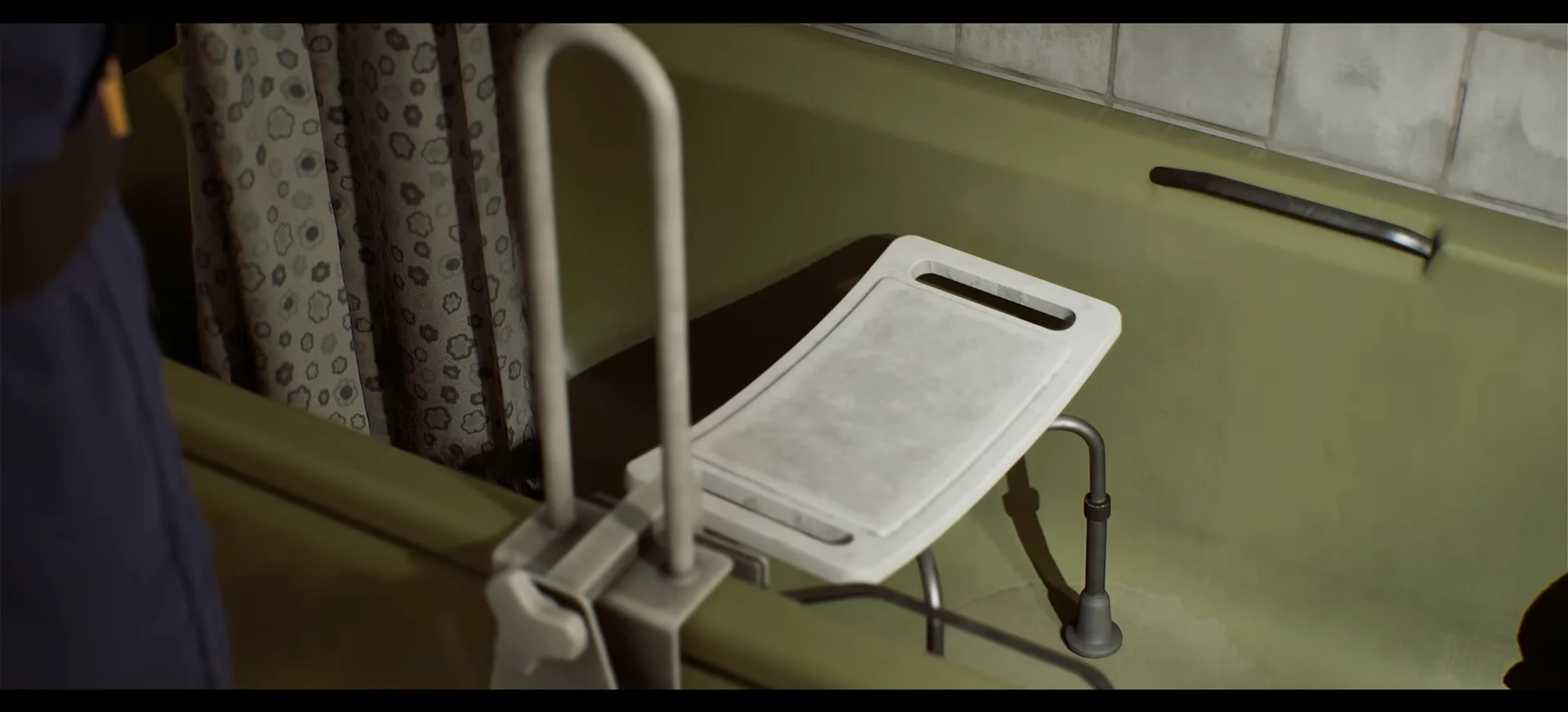 Checking the bathtub
