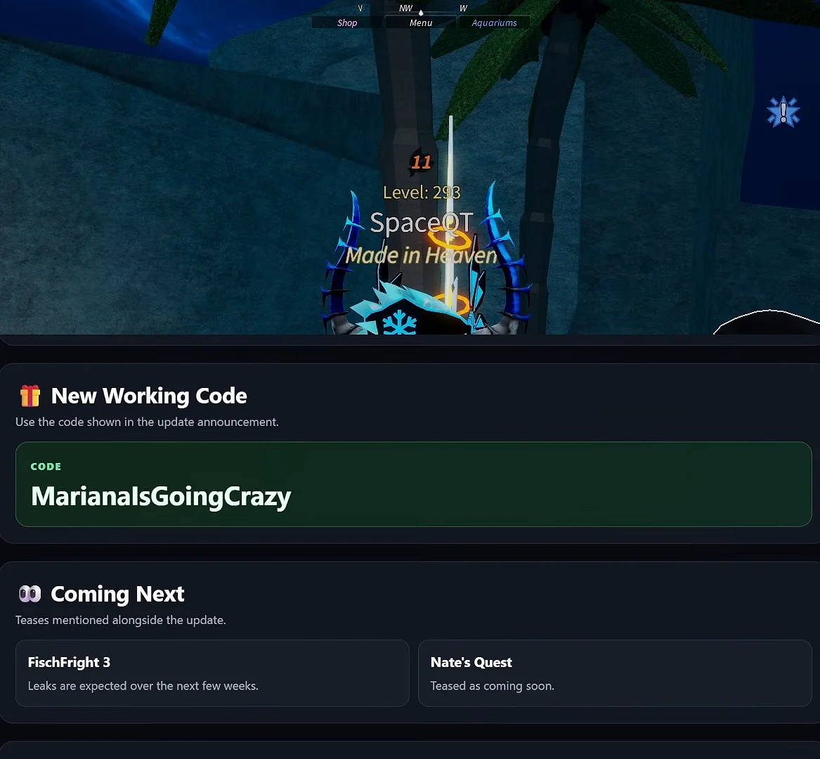 New Working Code
