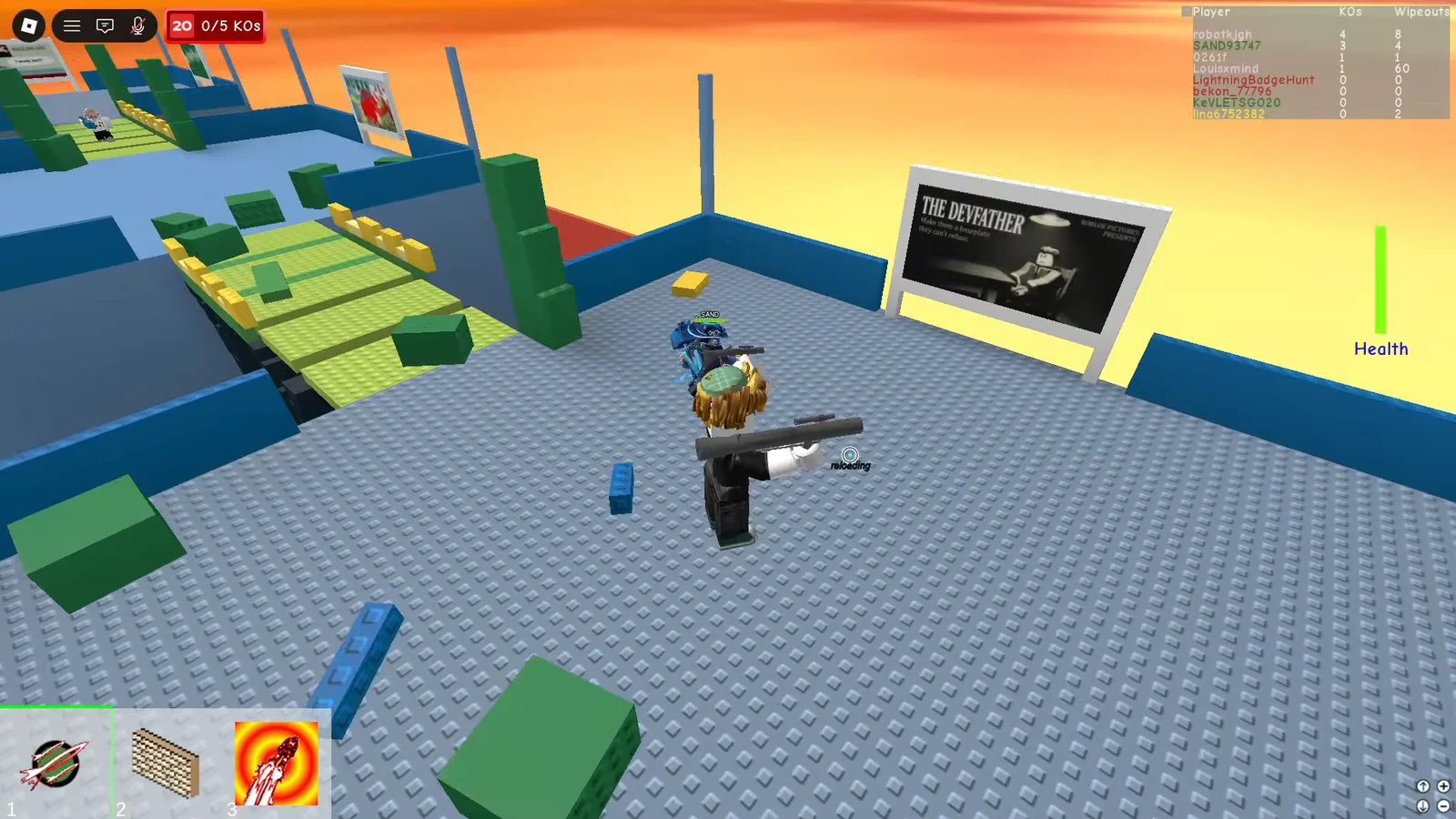 Rocket Arena gameplay begins
