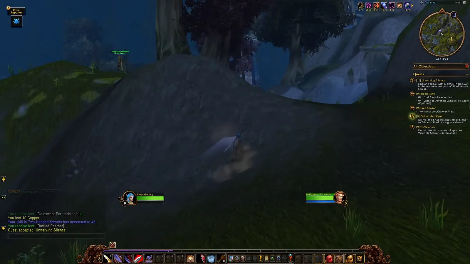 Locating the Druid Trainer