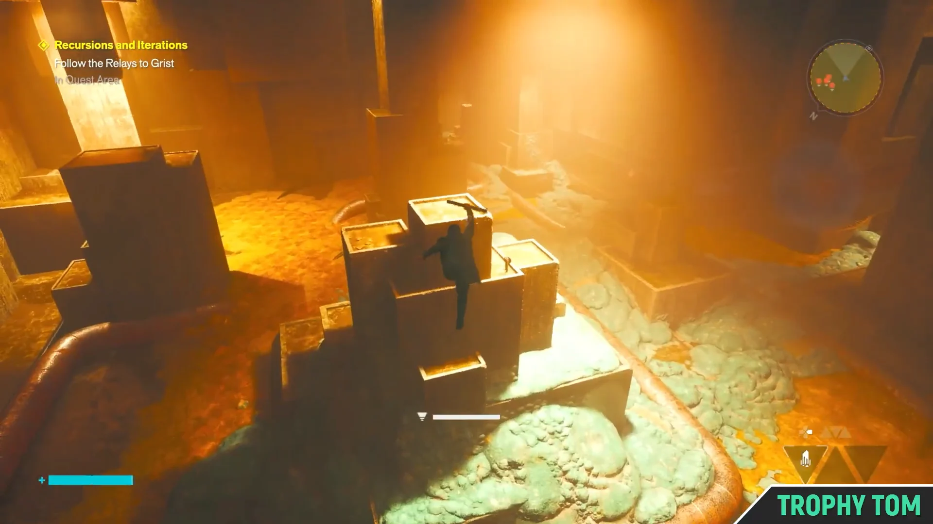 Platforming Across Chasm Pillars