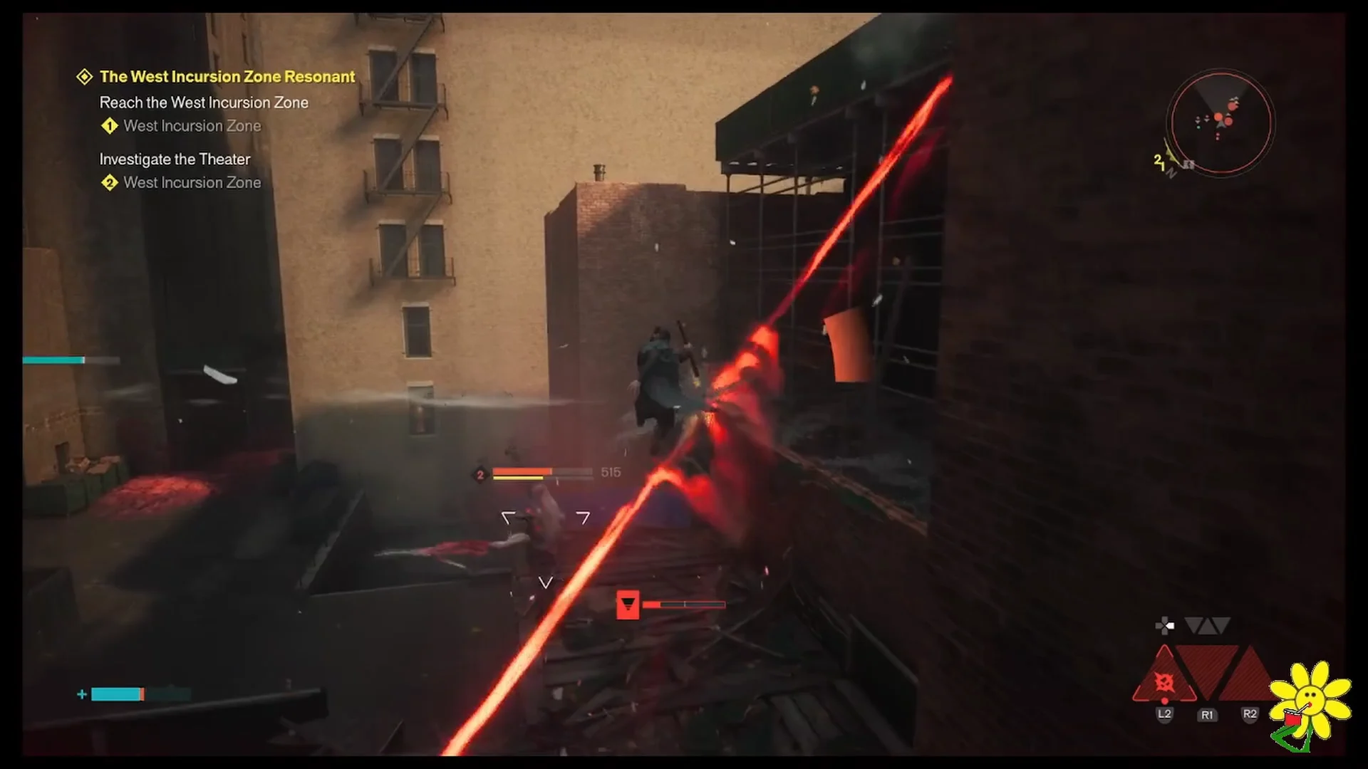 Rooftop Aerial Encounter