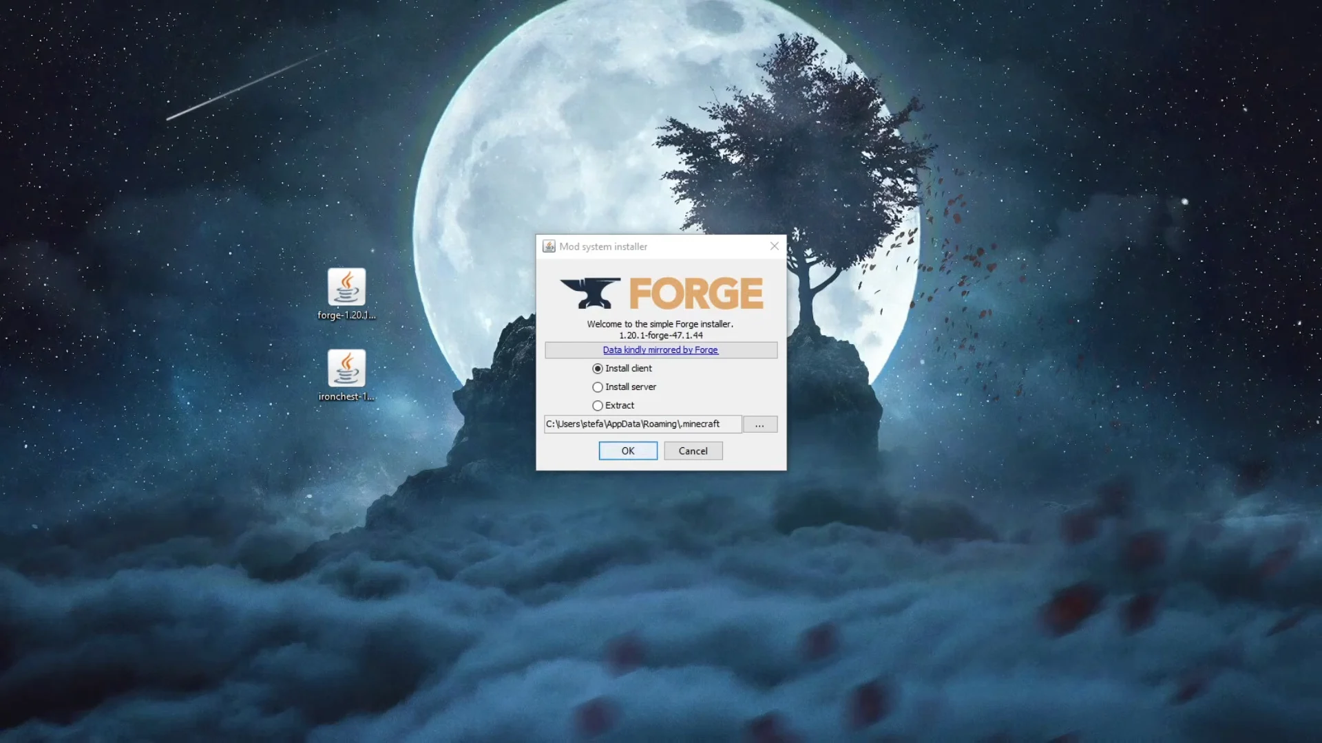 Moving Files and Running Installer