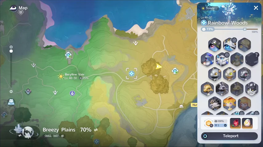 Navigating to Quest Area