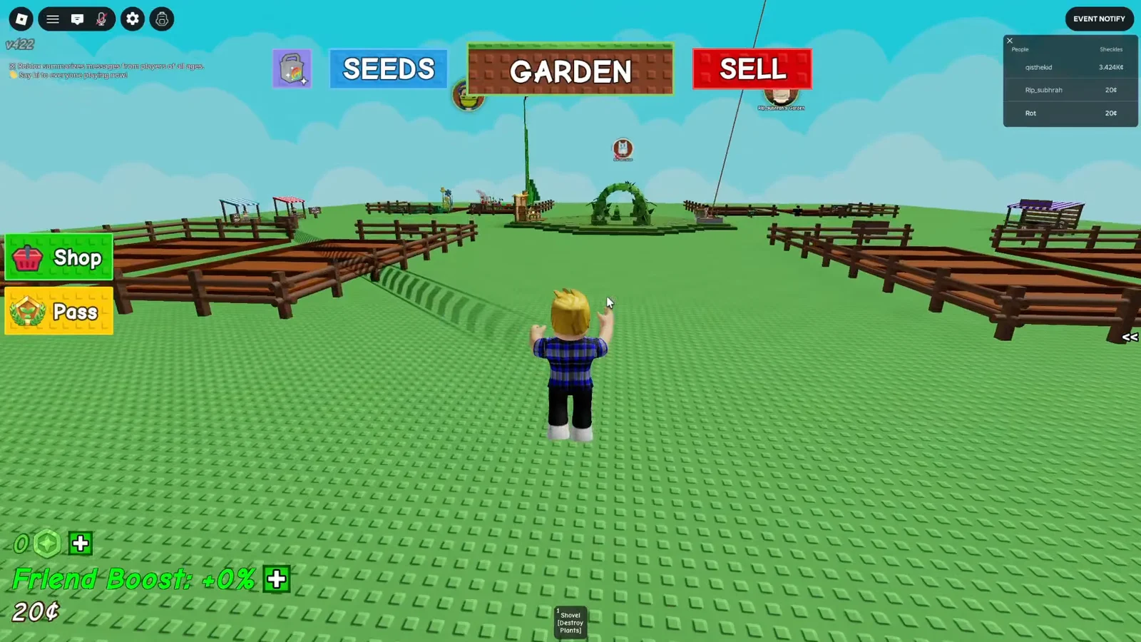 Heading to Wise Owl's Garden
