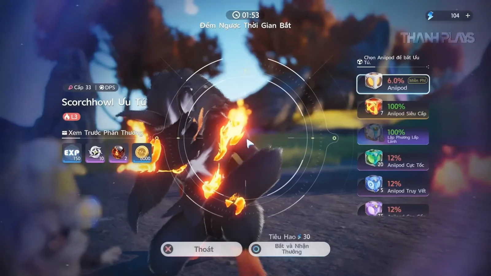 Capturing Scorchhowl