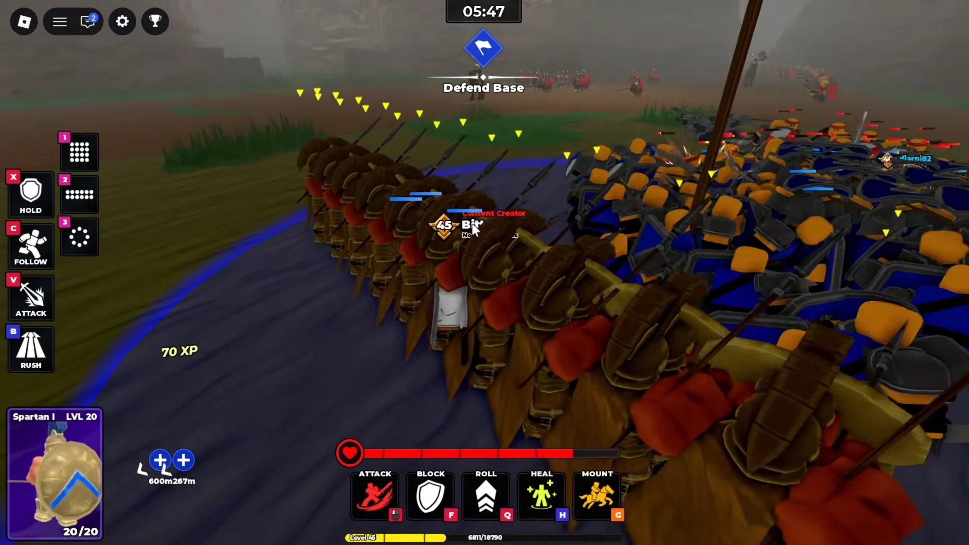 Avoiding Open Formations